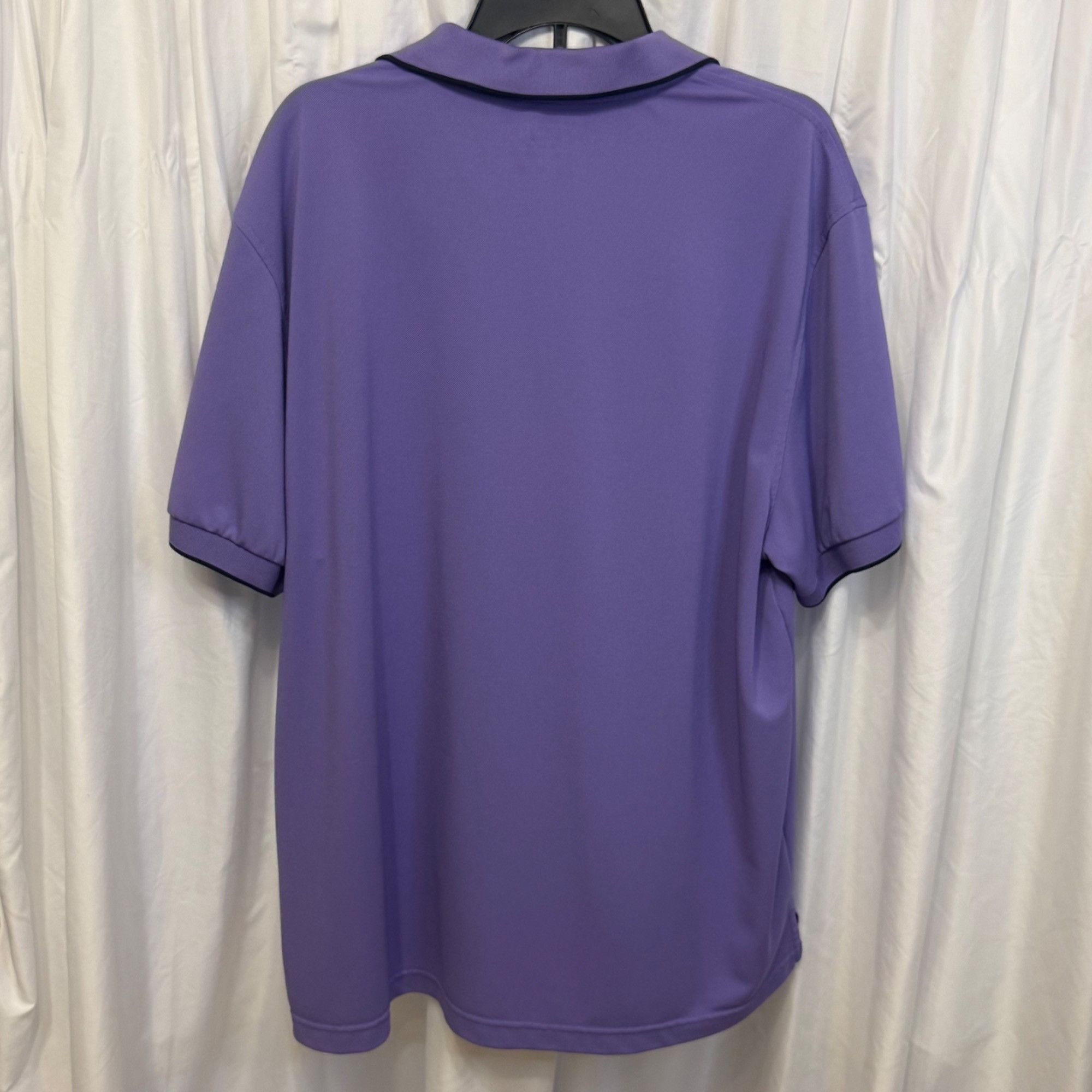 Izod Izod Mens Purple Polo Shirt Size XXL Short Sleeve Classic Fi Size US XXL / EU 58 / 5 - 5 Thumbnail