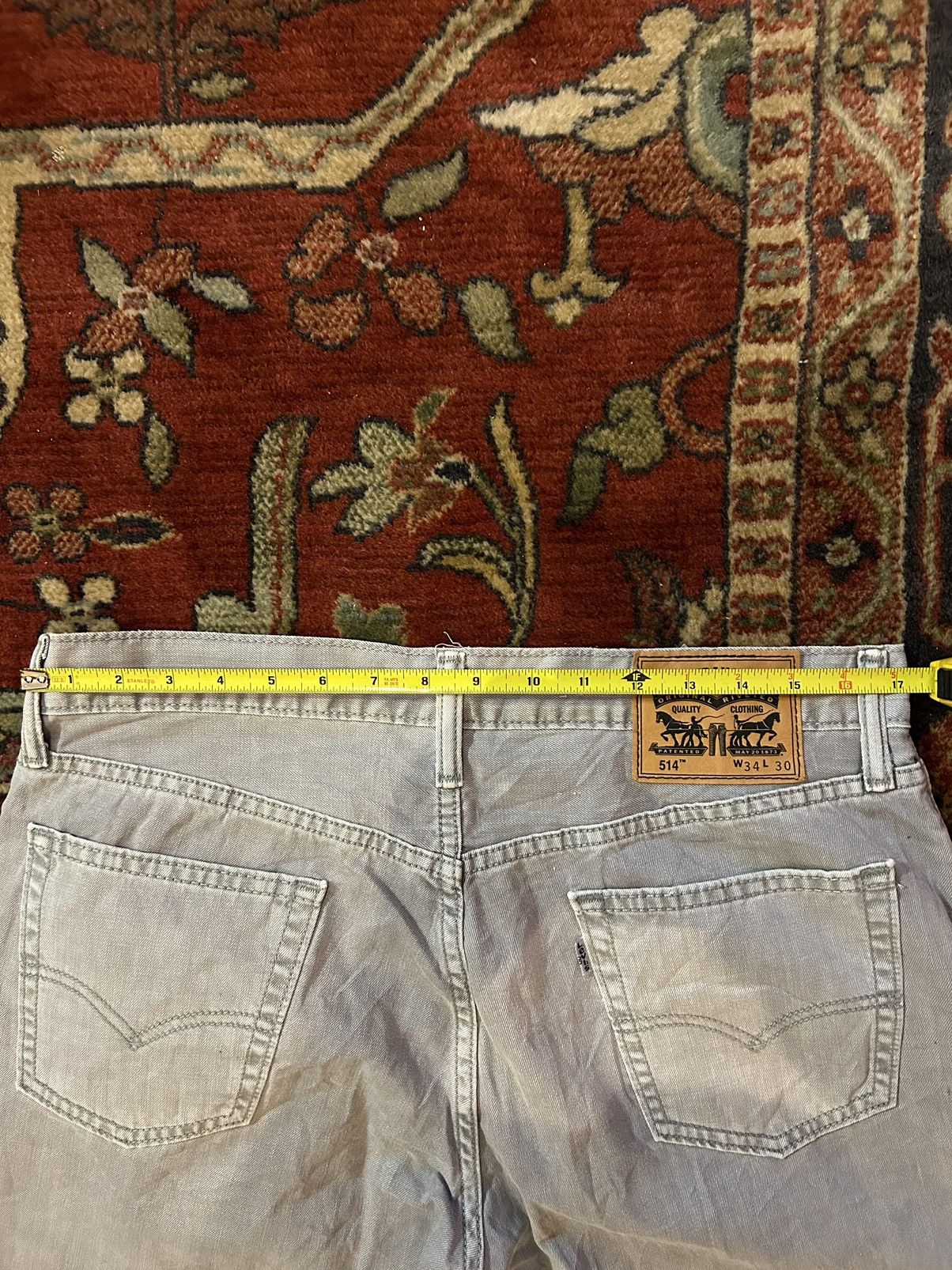 Levi's × Levi's Vintage Clothing Vintage Light Grey Levi’s 514 Size US 34 / EU 50 - 4 Thumbnail