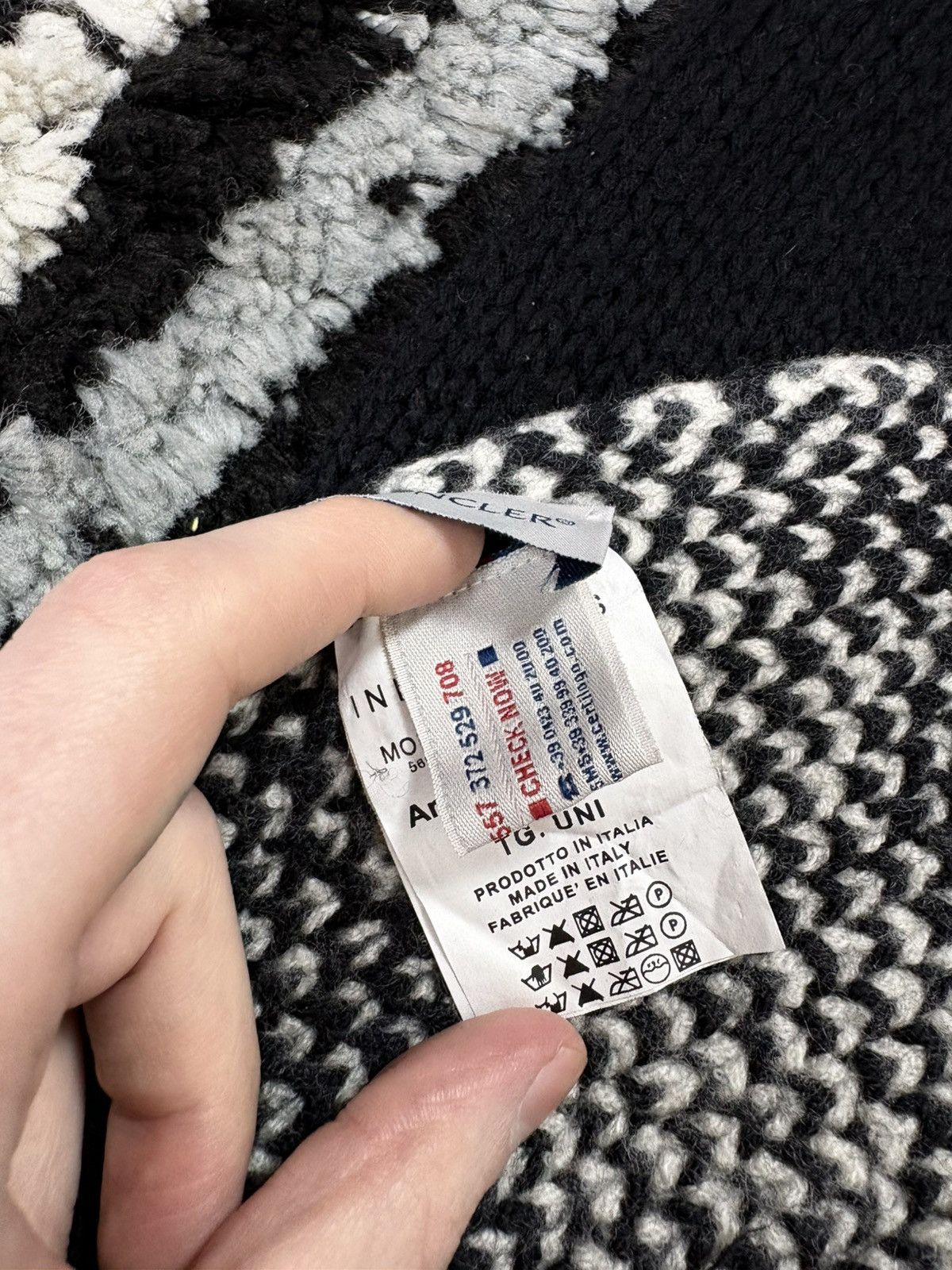 Moncler Moncler vintage oversized scarf wool swag Size ONE SIZE - 6 Thumbnail