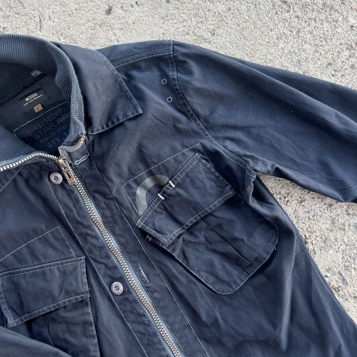 G-Star GSTAR G-STAR RAW NAVY JAPANEESE JACKET Size US L / EU 52-54 / 3 - 5 Thumbnail