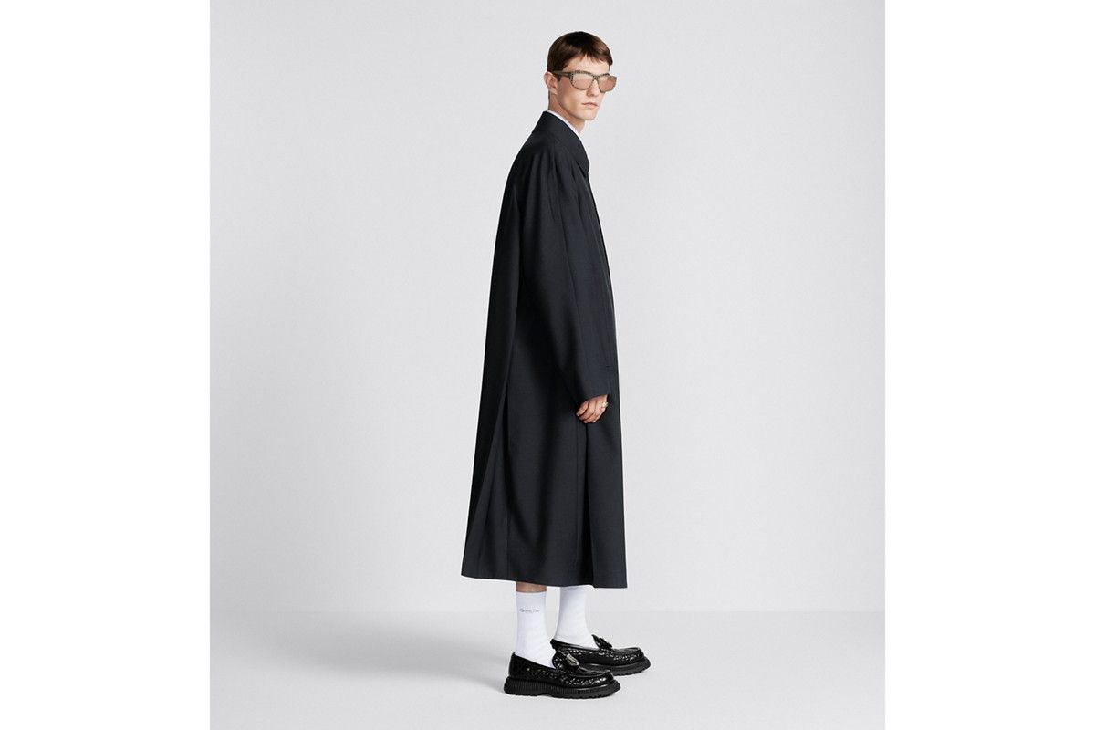 Dior o1bcso1str0226 Long Coat in Blue Size US M / EU 48-50 / 2 - 5 Thumbnail