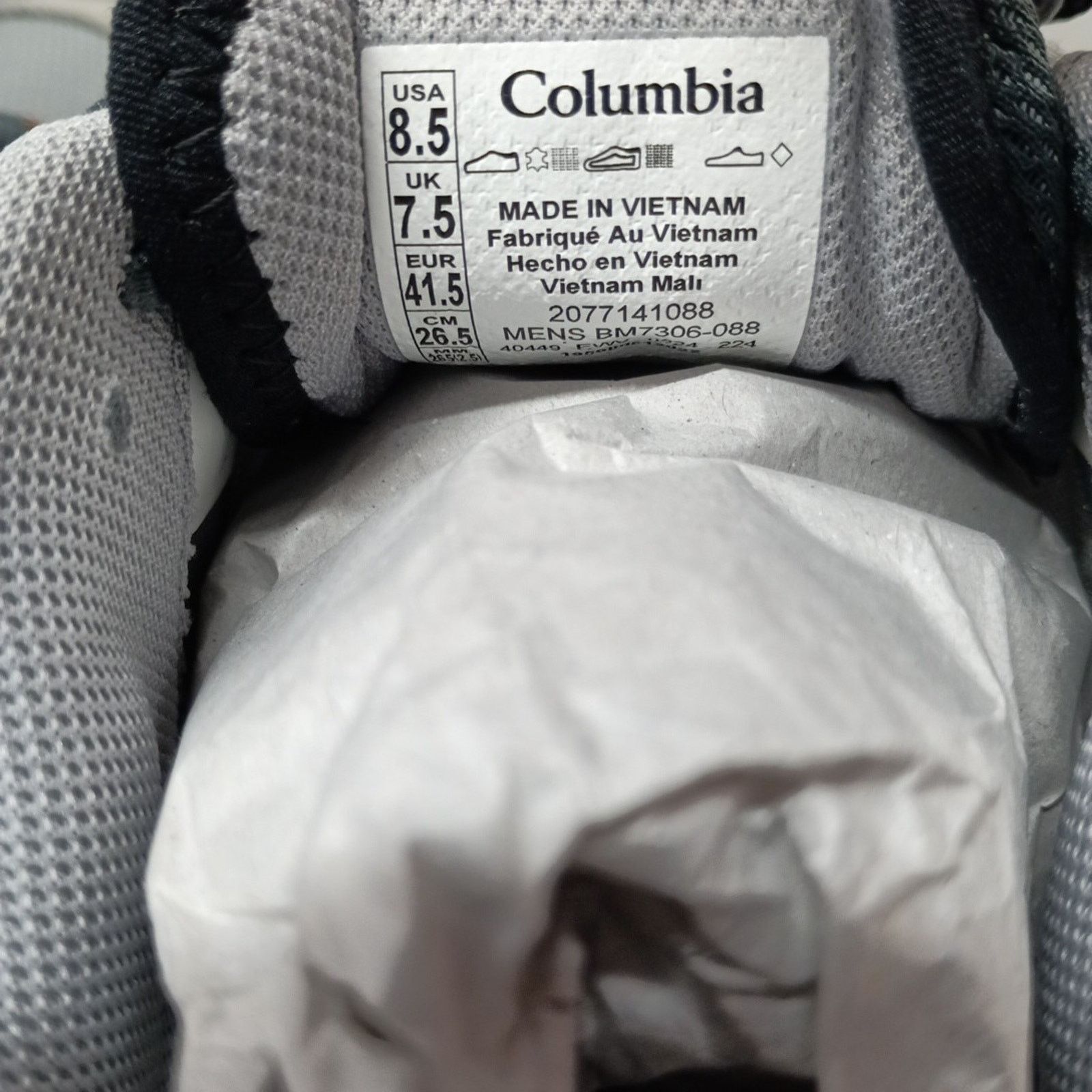 Columbia Columbia Men's Benson Hiking Outdoor Omni-Max Shoes Size 8.5 Size US 8.5 / EU 41-42 - 5 Thumbnail
