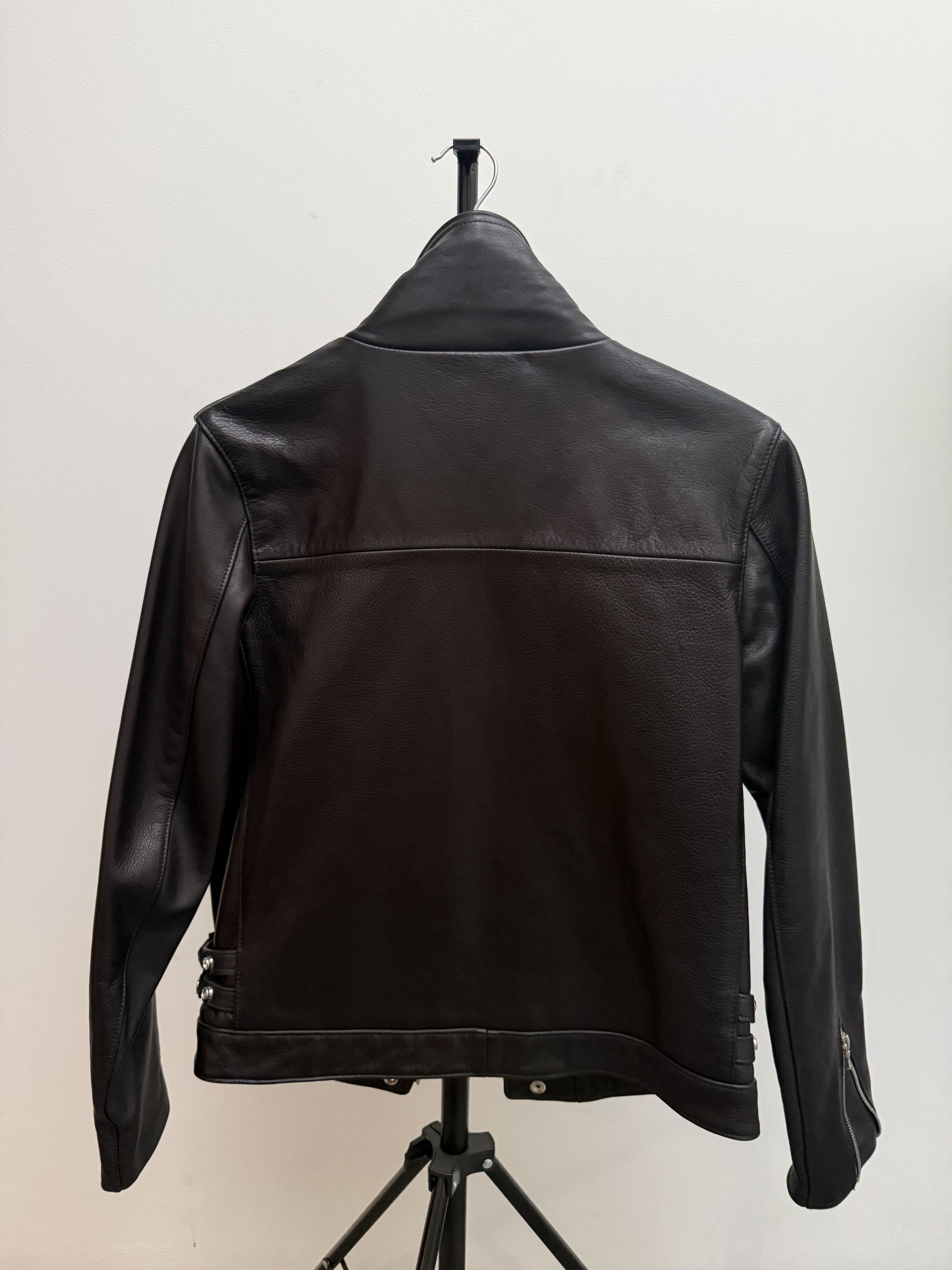 John Elliott John Elliott Black Leather Biker Jacket Size US S / EU 44-46 / 1 - 2 Thumbnail