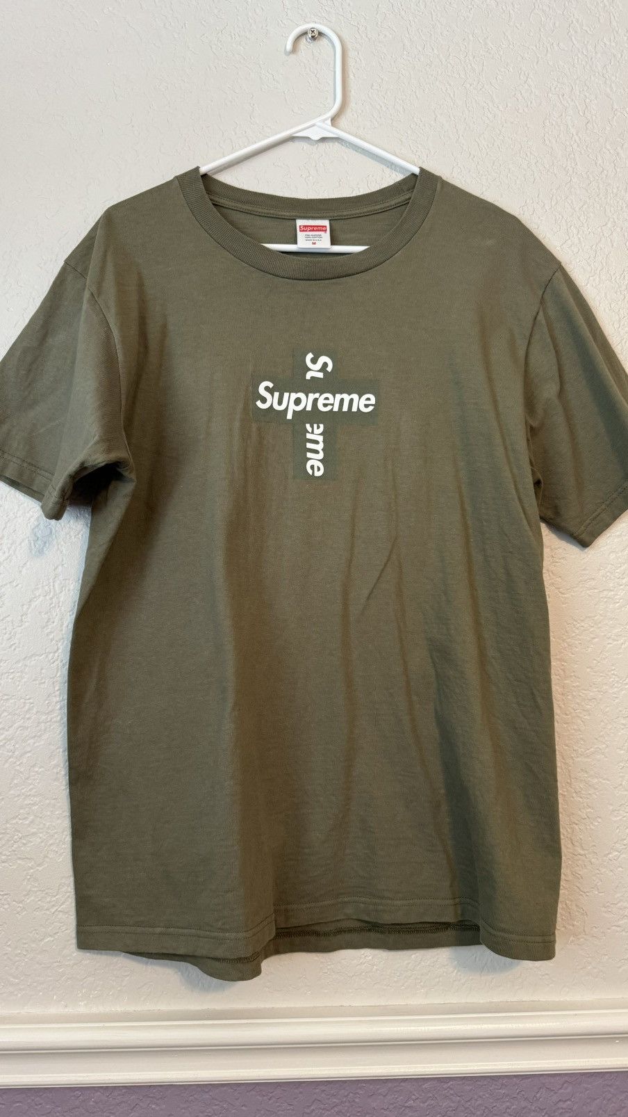 Supreme Green Supreme Cross Box Logo Size US L / EU 52-54 / 3 - 1 Thumbnail