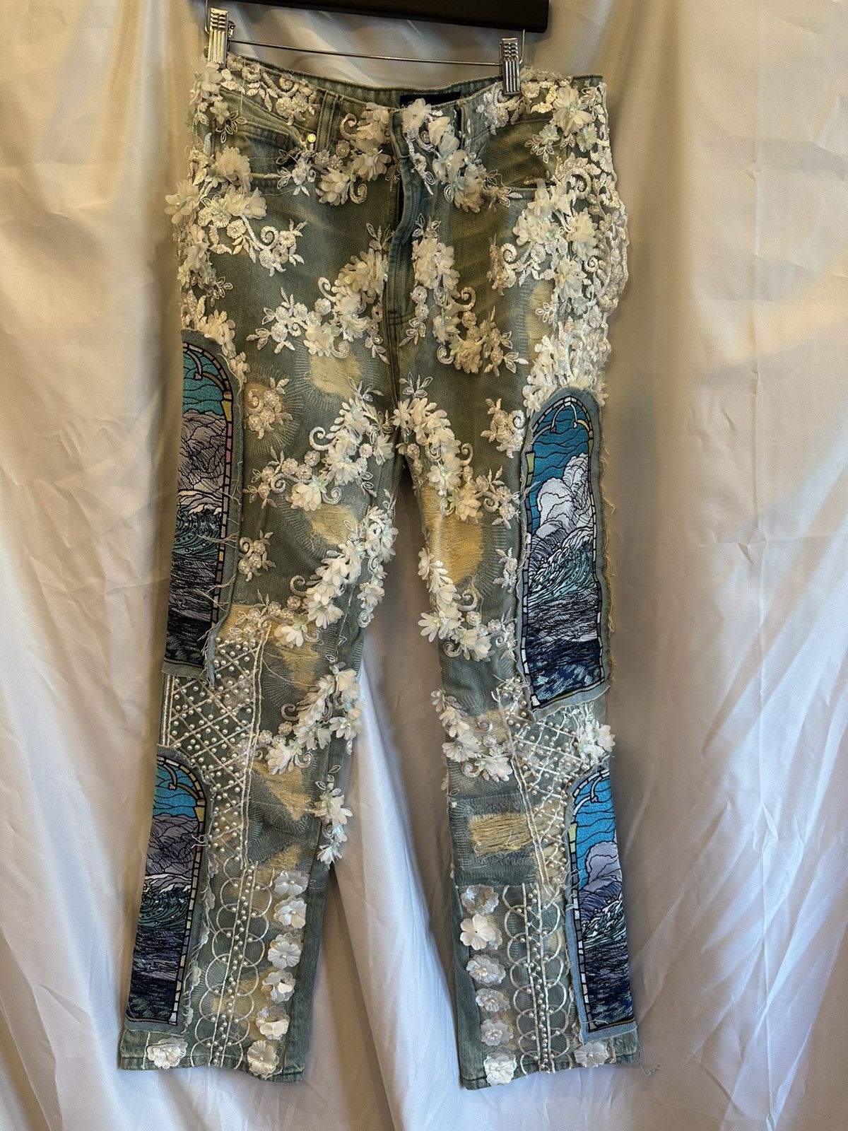 Who Decides War Who Decides War Floral Rare Denim Size US 32 / EU 48 - 1 Thumbnail