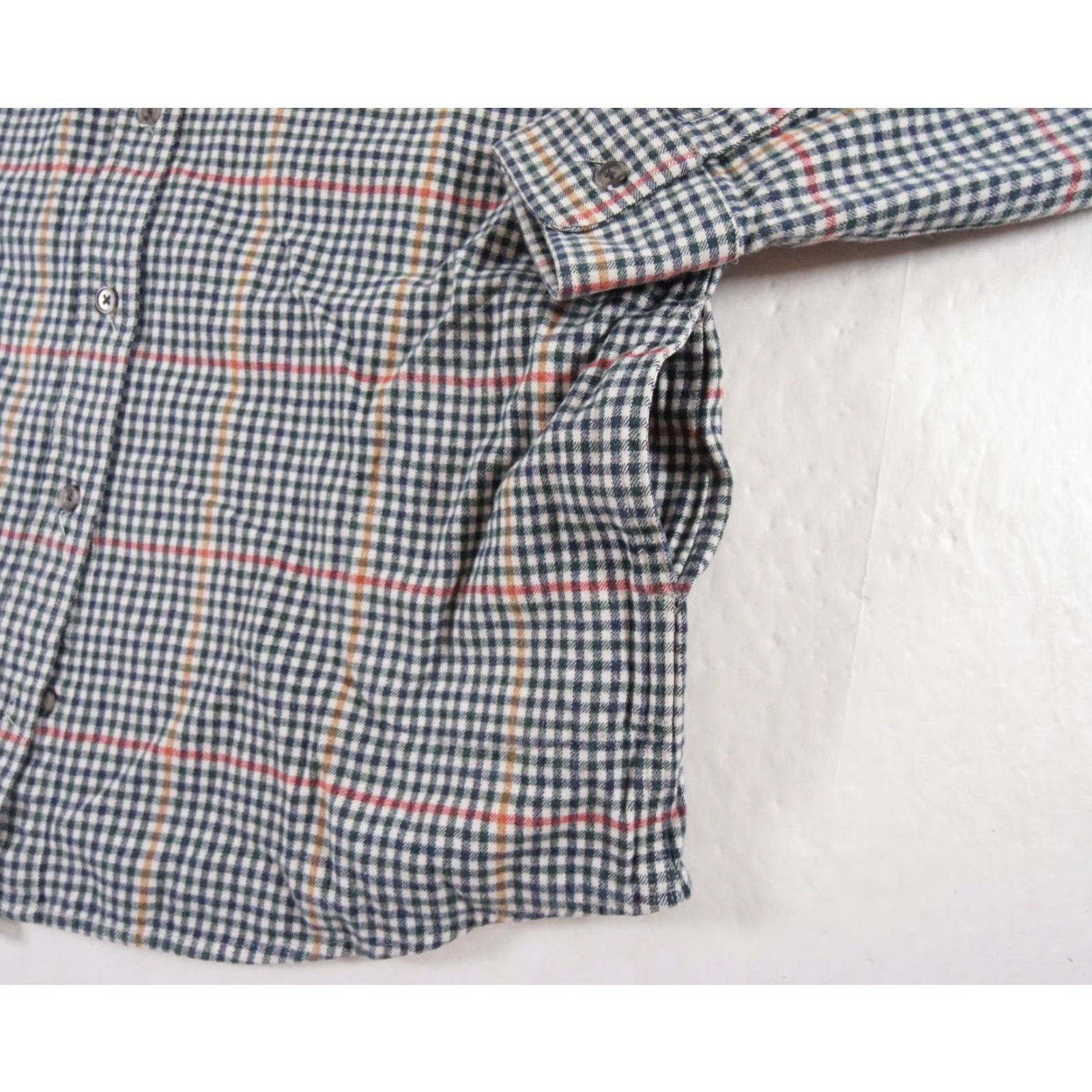 Marine Layer Marine Layer Women's Flannel Shirt Large Button Down Long Sleeve Multicolor Check Casual Size L / US 10 / IT 46 - 4 Thumbnail
