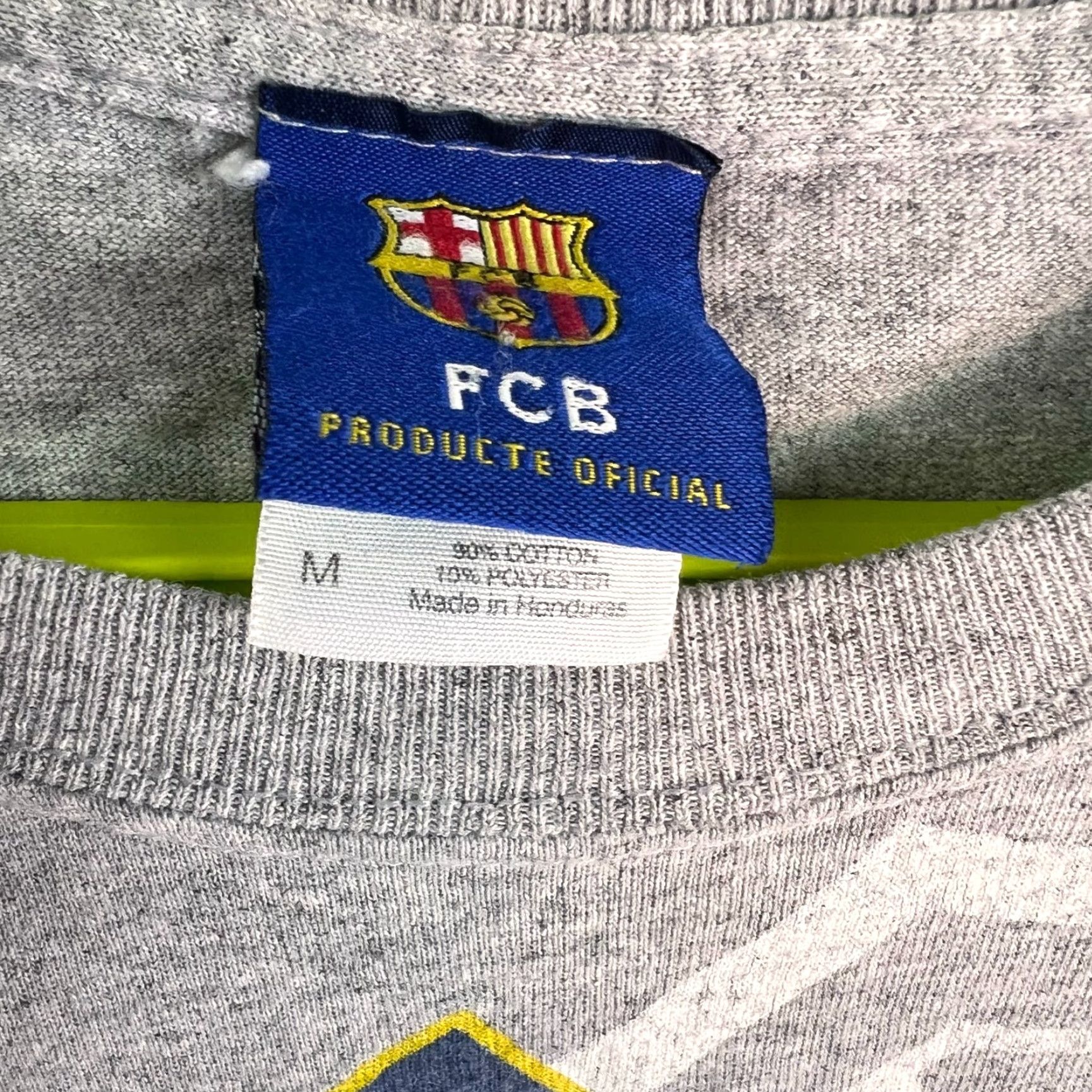 Vintage FCB Barcelona Spain Soccer T Shirt Adult Size M Gray Graphic Tee Size US M / EU 48-50 / 2 - 6 Thumbnail