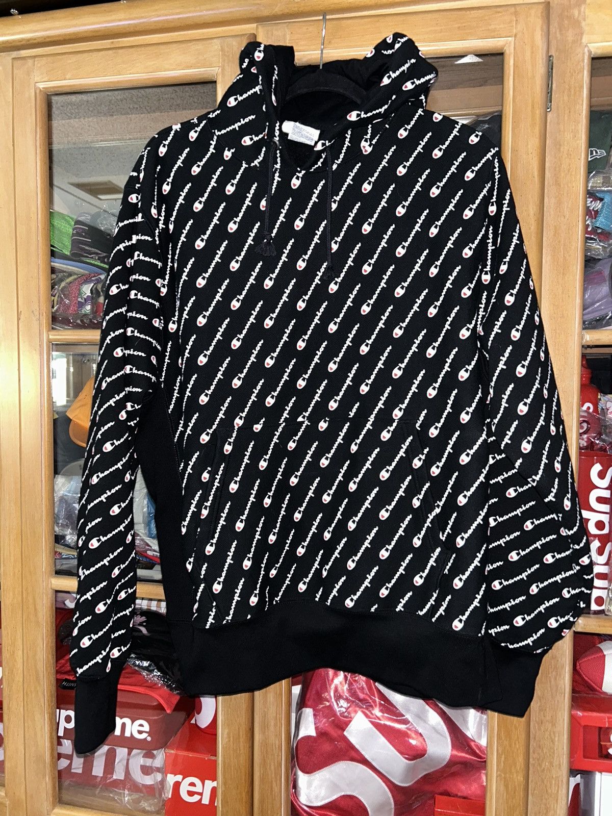 Champion Champion Reverse Weave All-Over Print Pullover Vintage Size US L / EU 52-54 / 3 - 1 Thumbnail