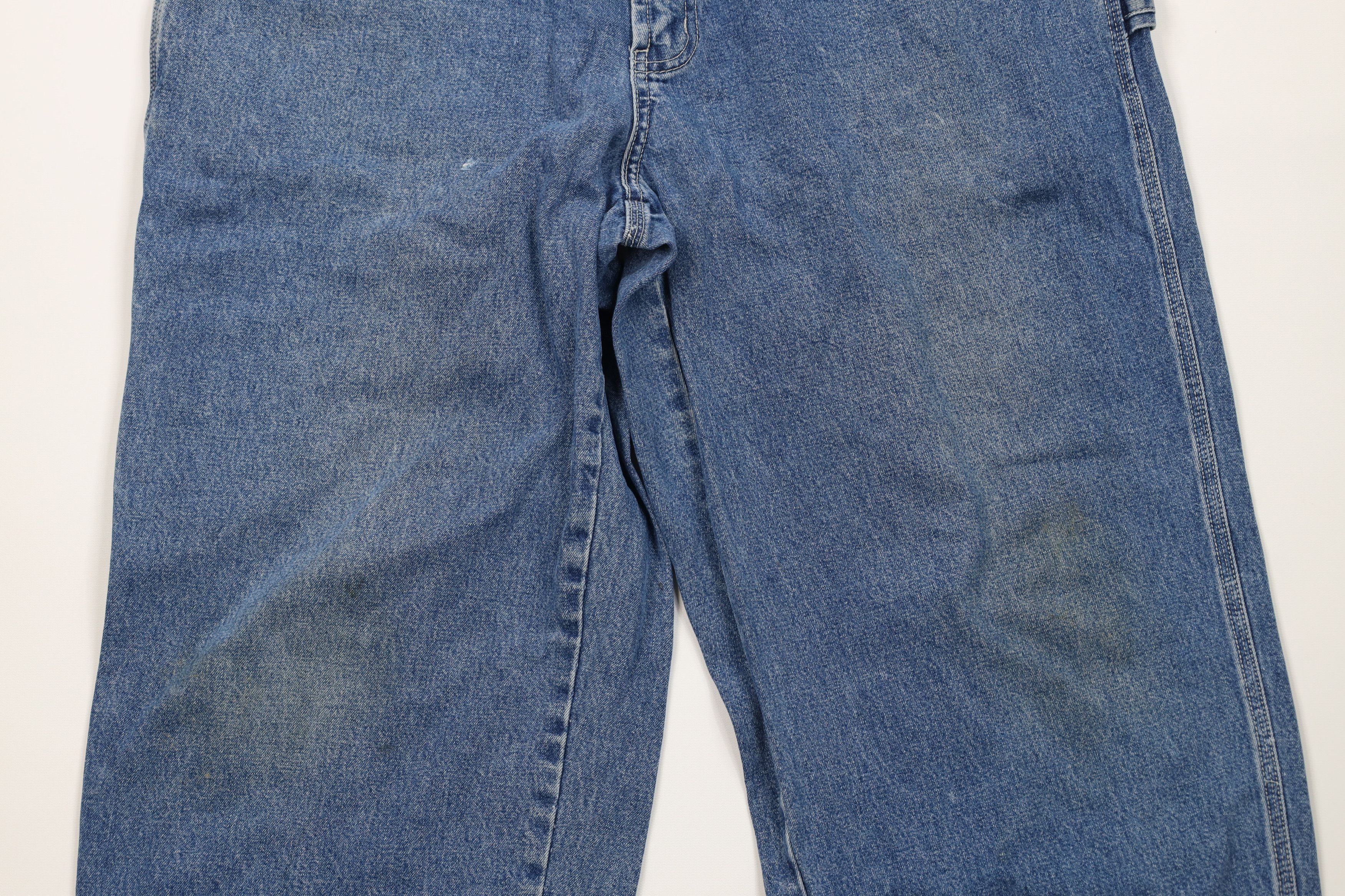 Vintage Vintage 90s Y2K Streetwear Wide Leg Skateboard Denim Jeans Size US 36 / EU 52 - 3 Thumbnail