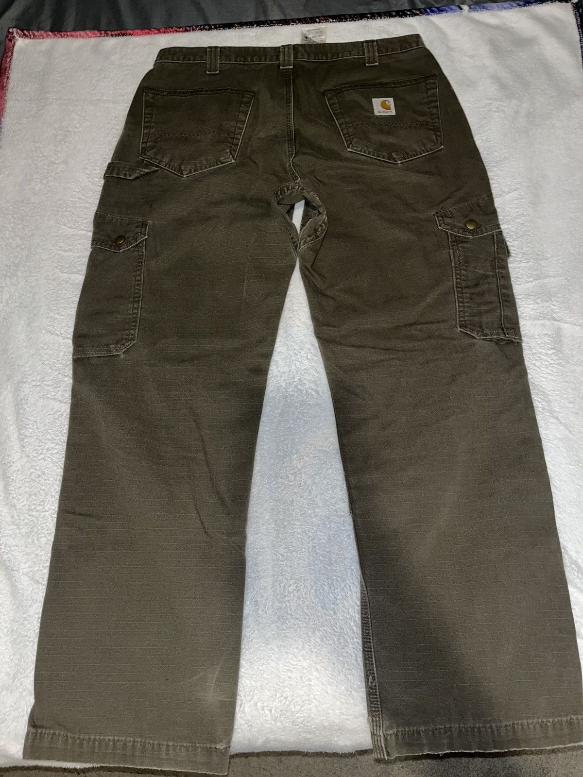 Carhartt × Vintage Carhartt x vintage brown carpenters pants Size US 34 / EU 50 - 4 Thumbnail