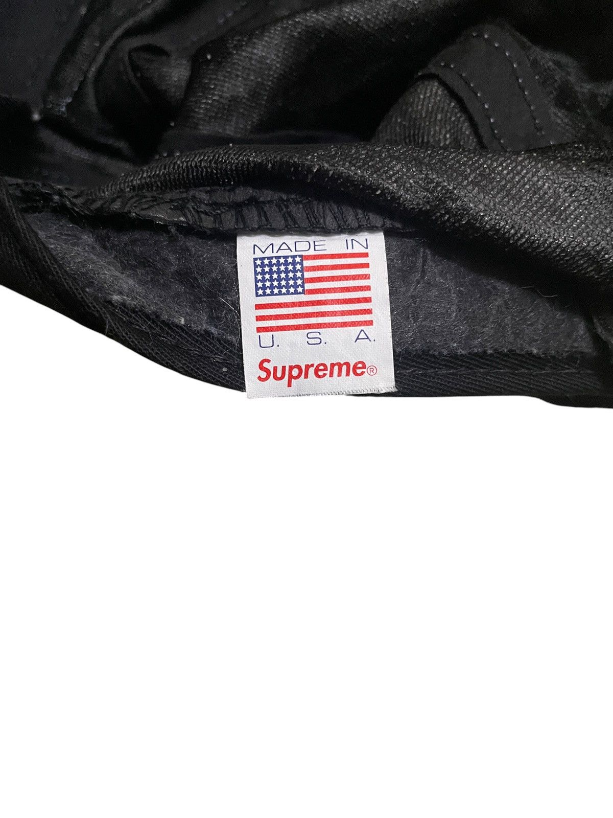Supreme SS17 Rare Brand Supreme Box Logo Metallic Check Camp Cap Size ONE SIZE - 6 Thumbnail