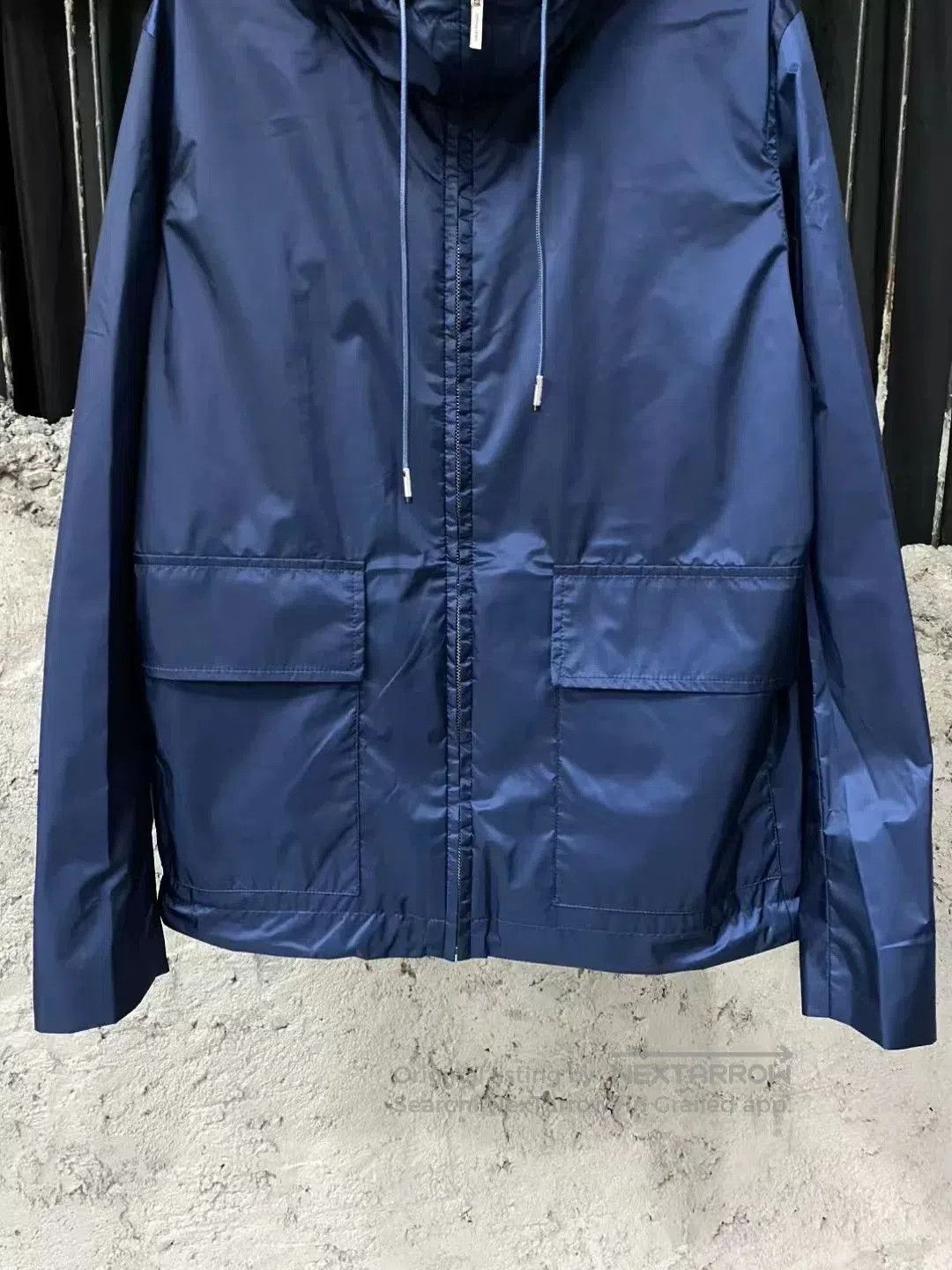 Dior Dior Navy Nylon Zip Hooded Jacket. Size US S / EU 44-46 / 1 - 4 Thumbnail