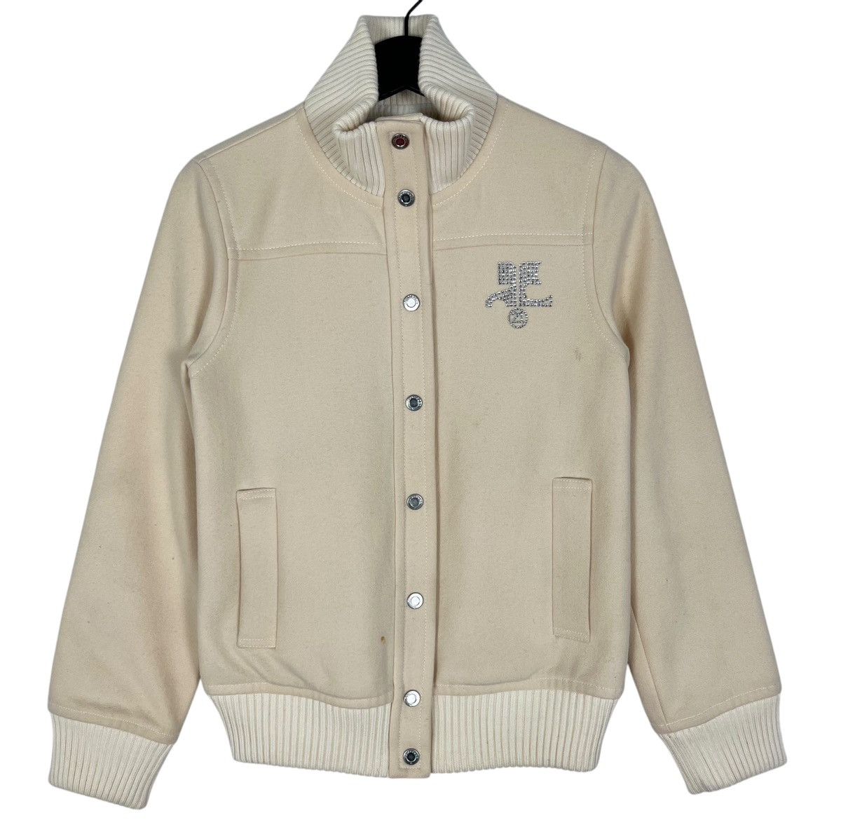 Courreges × Designer Courreges Snap Button Wool Jacket Size S / US 4 / IT 40 - 1 Thumbnail