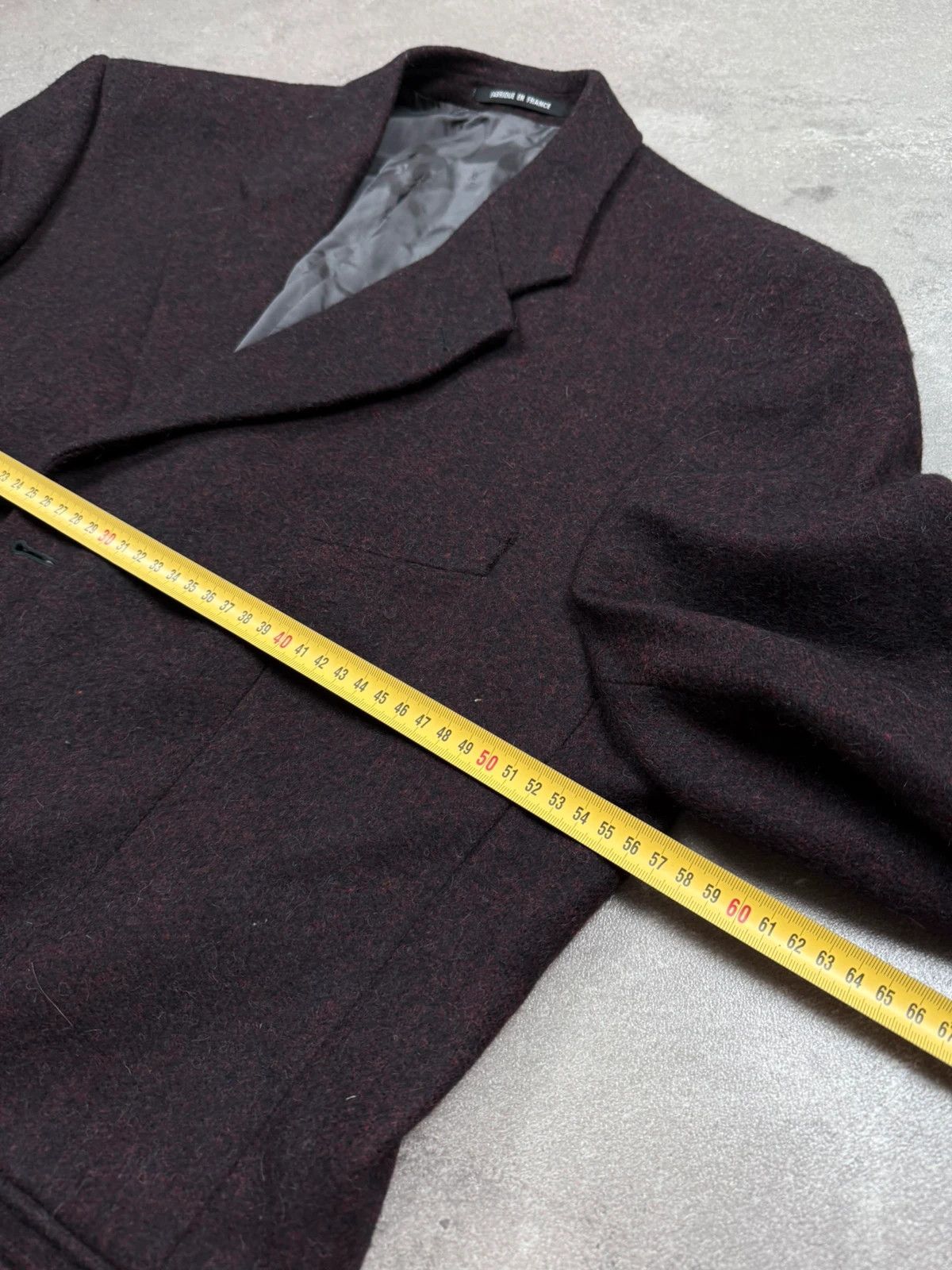 Yves Saint Laurent Yves Saint Laurent blazer wool luxury vintage 90s 1990s Size 54L - 11 Thumbnail
