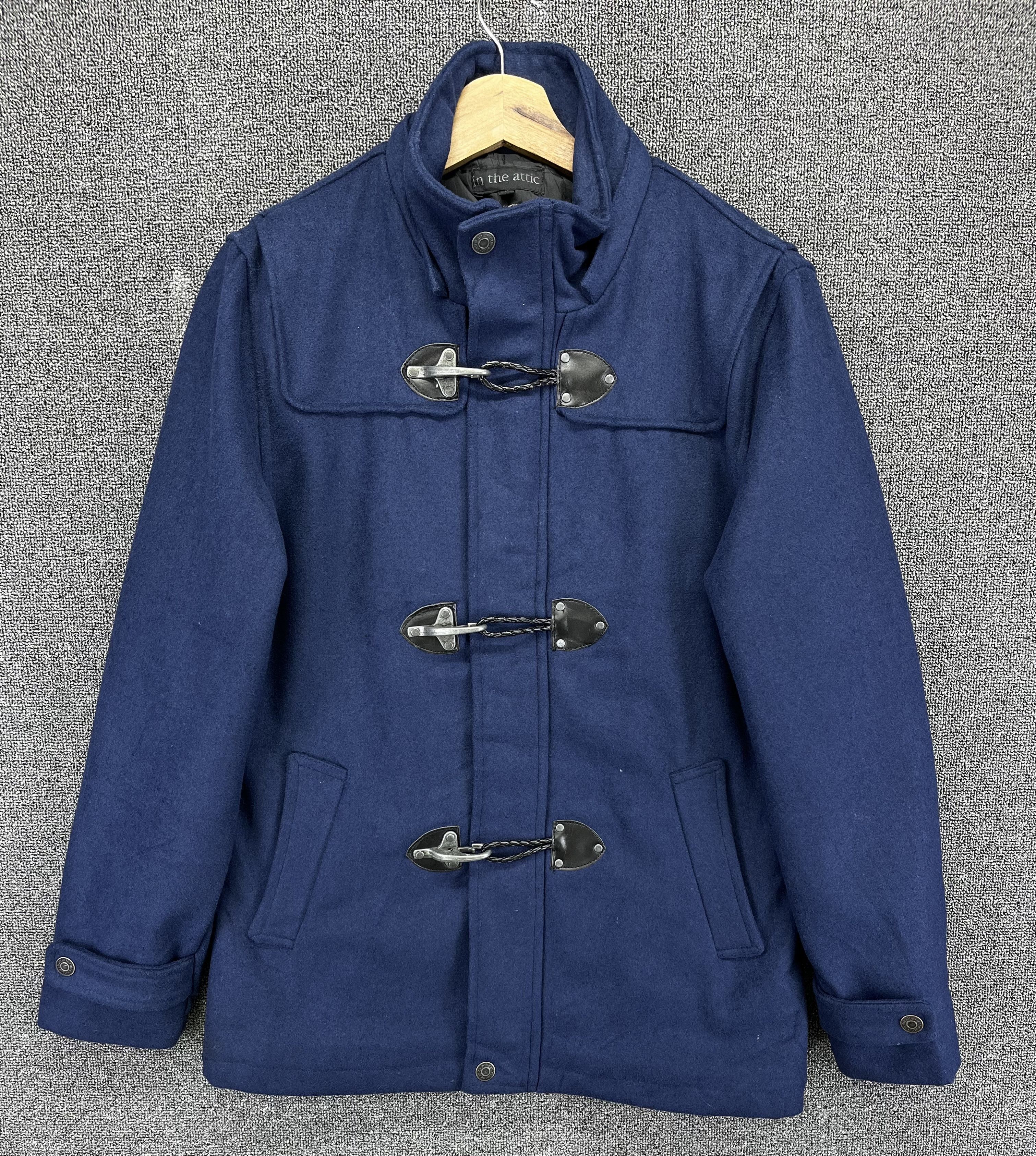 In The Attic Vintage In The Attic Rare Zip Up Wool Jacket Size L / US 10 / IT 46 - 1 Thumbnail
