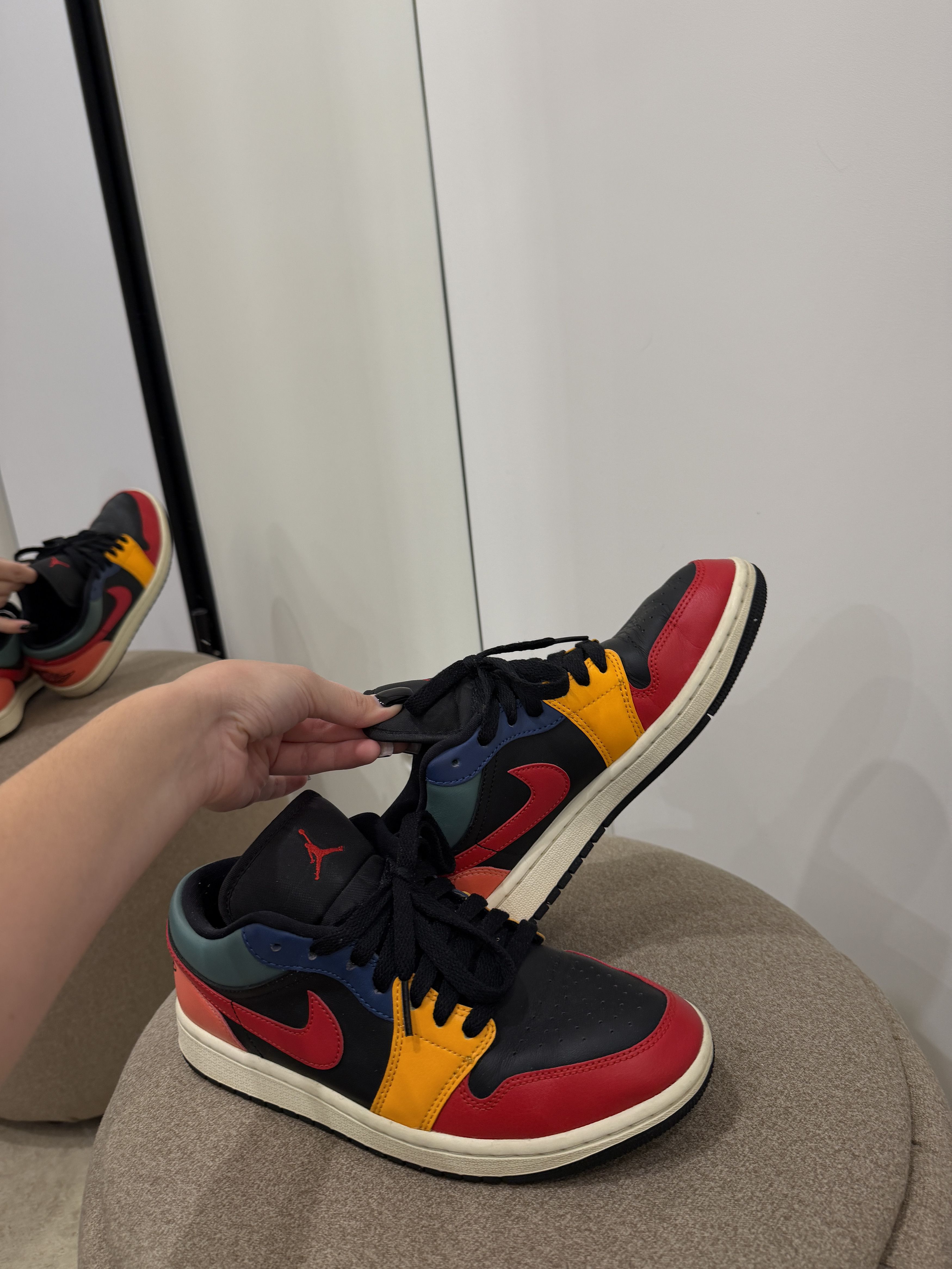 Nike Nike Air Jordan 1 Low Multicolor Sneakers Size 38 / US 7 Size US 5.5 / EU 38 - 1 Thumbnail