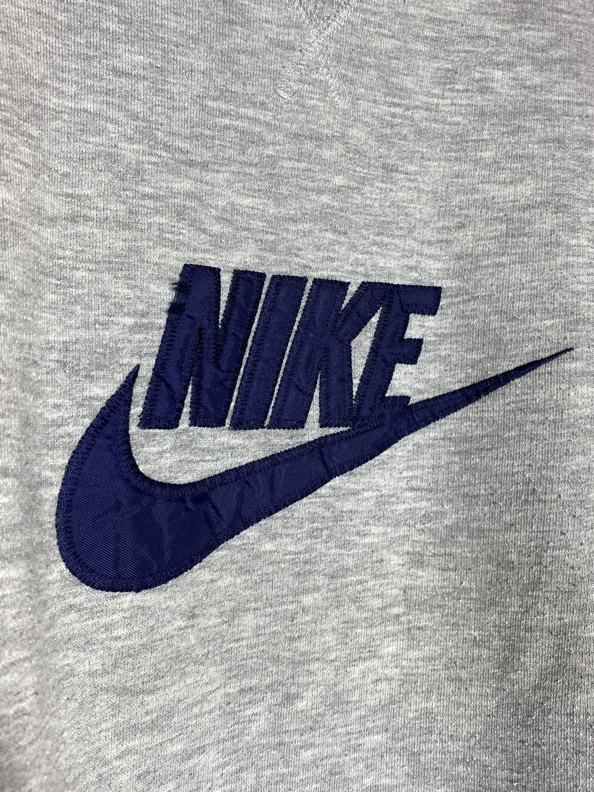 Nike 🔥 VINTAGE 00s NIKE Y2k STREETWEAR CREWNECK GREY SWEATSHIRT Size US XL / EU 56 / 4 - 4 Thumbnail