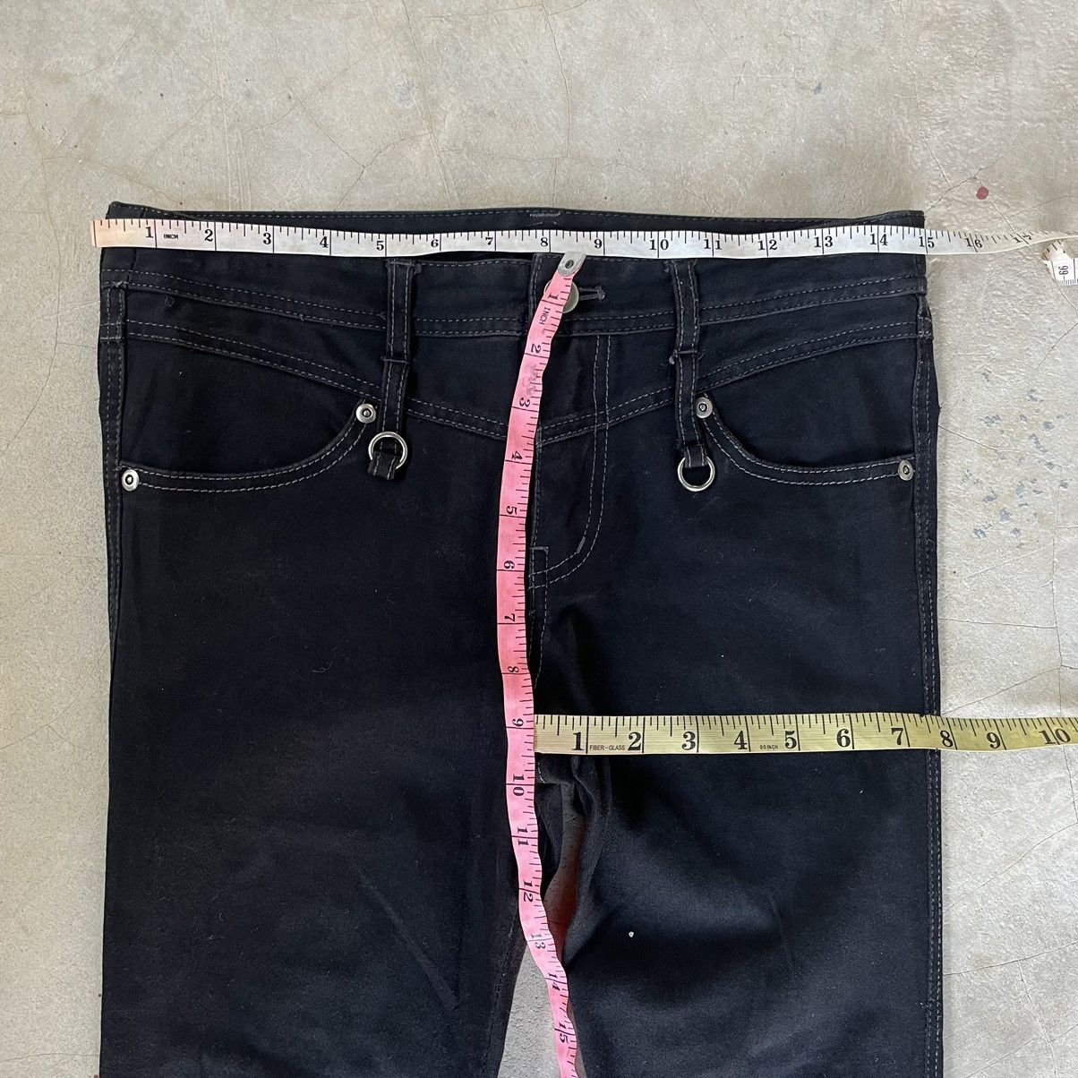 Le Grande Bleu (L.G.B.) 2000s Algonquins Gothic Fit Skinny Black Japanese Pants Size 30" / US 8 / IT 44 - 10 Thumbnail