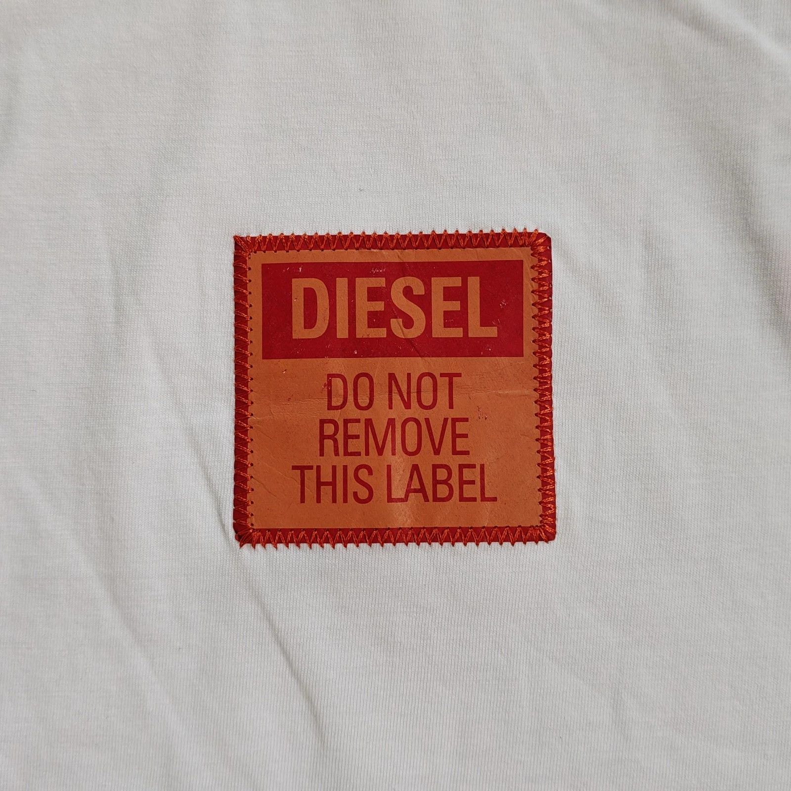 Diesel DIESEL White T-Shirt With Logo Patch FTP 4113 Size US XXL / EU 58 / 5 - 3 Thumbnail