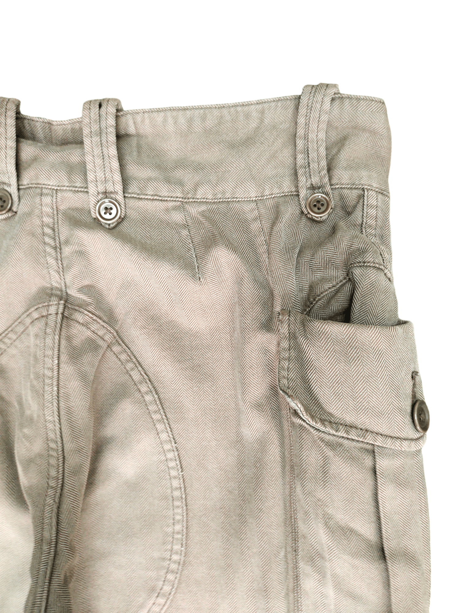 Tomorrowland Tomorrowland Japan Hbt Side Cargo Pants WWII Inspired 60s Size US 31 - 12 Thumbnail