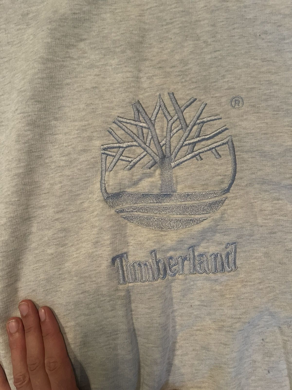 Timberland × Vintage Timberland Y2K vintage faded big logo sweatshirt Size US XL / EU 56 / 4 - 2 Thumbnail