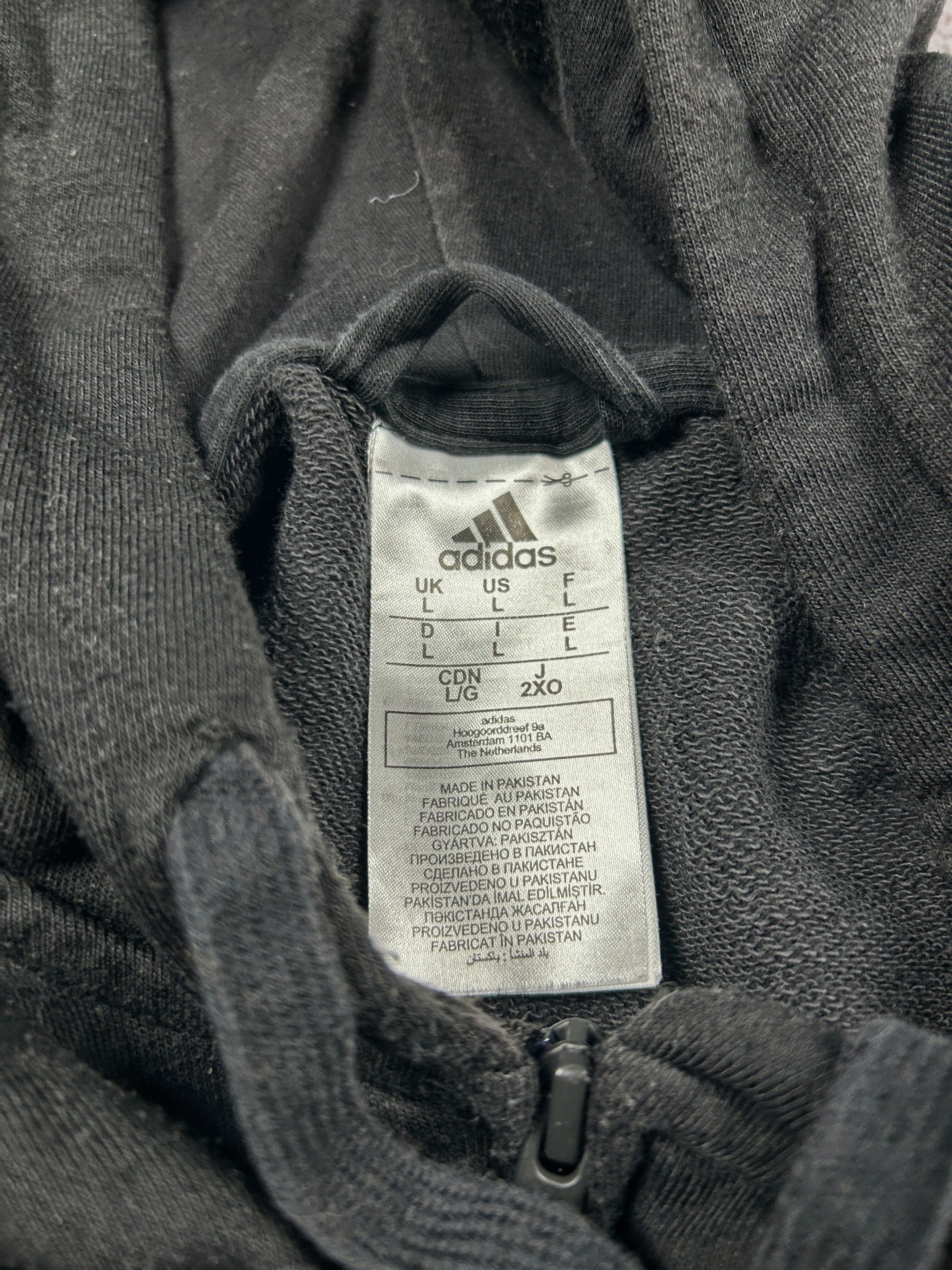 Adidas Adidas Cropped Hoodie Black Zip Up Y2K Streetwear Fit Style Size US M / EU 48-50 / 2 - 6 Thumbnail