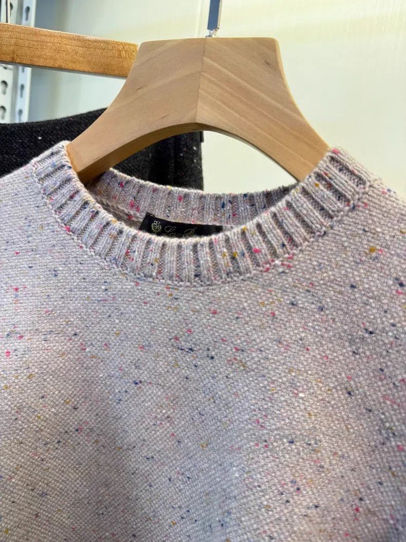 Loro Piana Loro Piana Polka Dot Baby Cashmere Sweater Size XS / US 0-2 / IT 36-38 - 2 Thumbnail