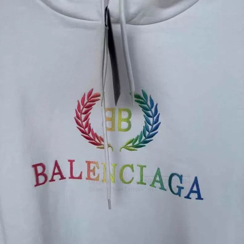 Balenciaga Balenciaga Rainbow wheat hooded sweatshirt Size US S / EU 44-46 / 1 - 3 Thumbnail