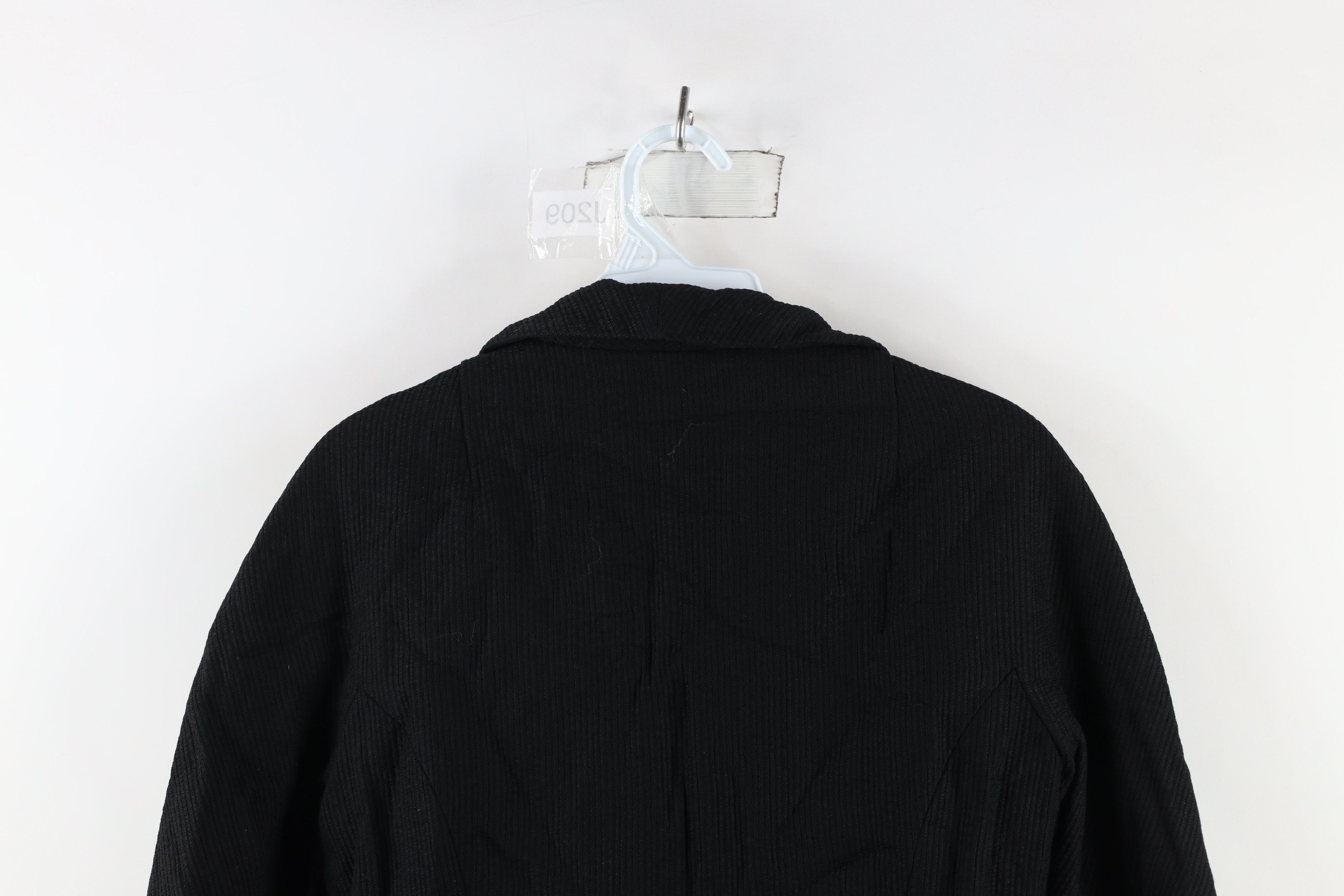 Vintage Vintage 60s 70s Streetwear Big Button Blazer Jacket Black Size S / US 4 / IT 40 - 7 Thumbnail
