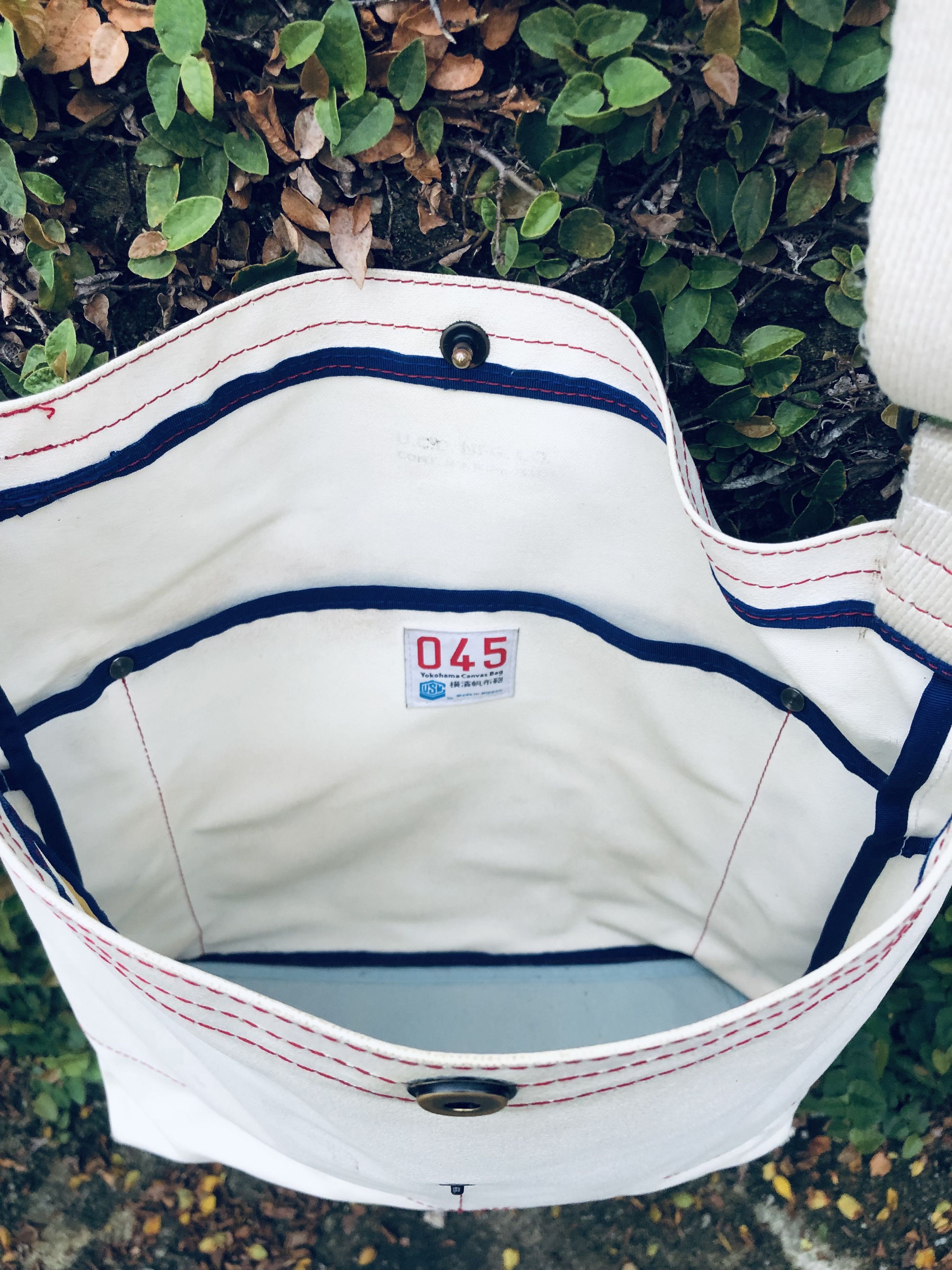 Japanese Brand 045 Yokohama Canvas Crossbody BAG Nippon Made Size ONE SIZE - 11 Thumbnail