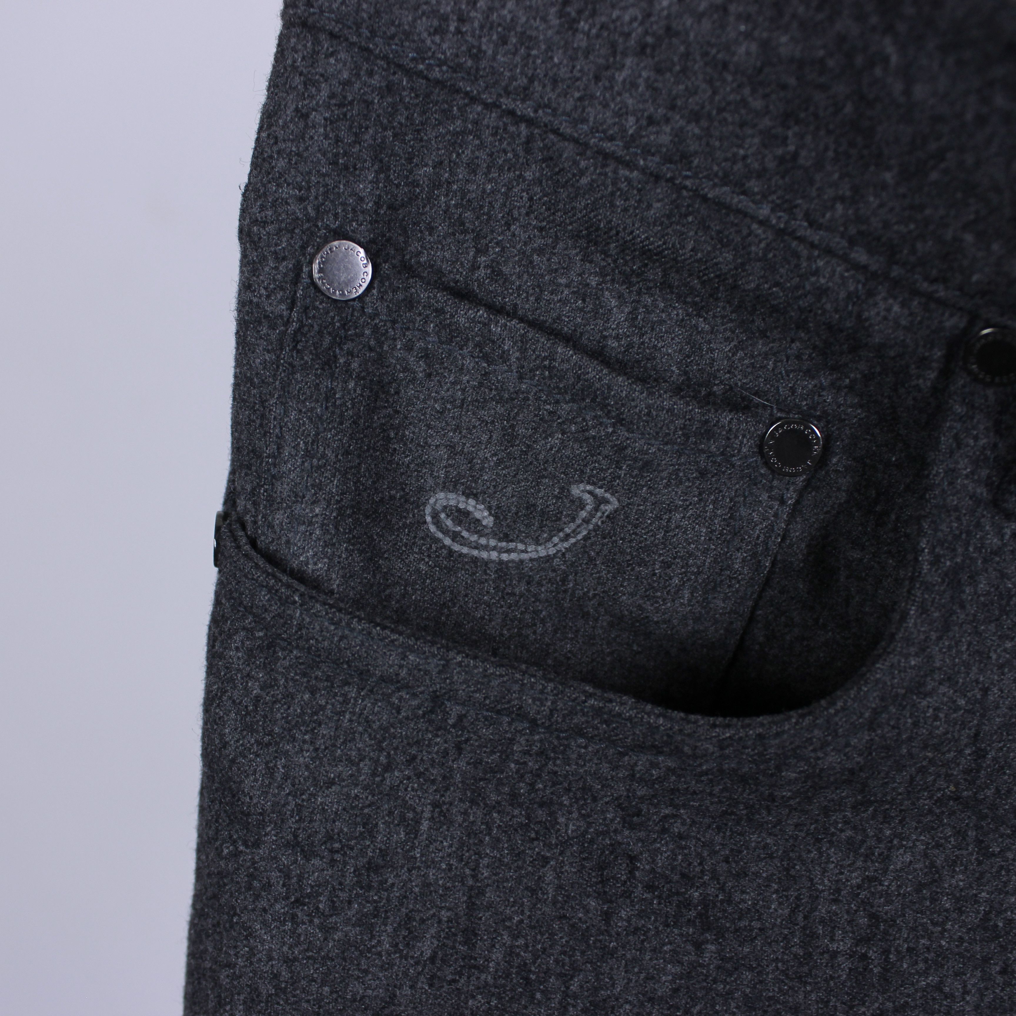 Jacob Cohen Jacob Cohen lana wool cashmere gray pants men XS S Size US 30 / EU 46 - 5 Thumbnail