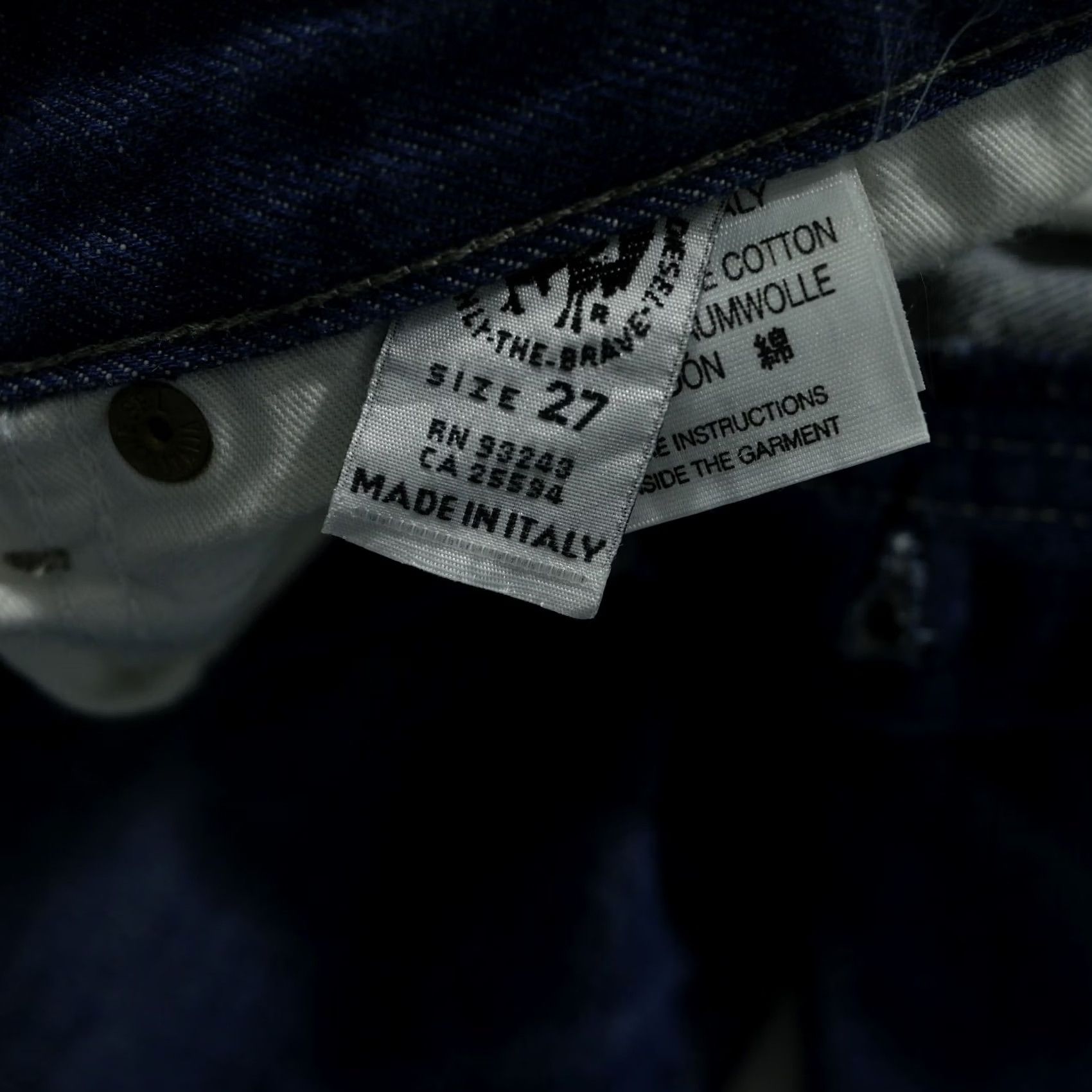 Diesel Diesel Jeans Mens 30 Regular Blue Denim Dark Distressed 5-Pocket Logo Made in Italy Shoes? Size US 30 / EU 46 - 6 Thumbnail