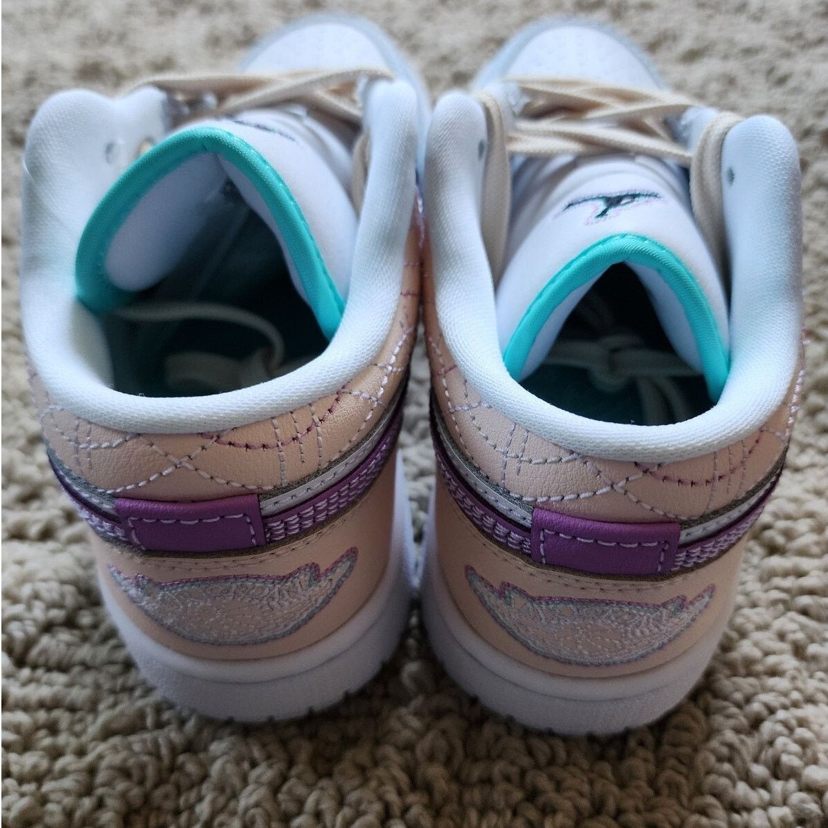 Jordan Brand Wmns Jordan 1 Low Multi-Color Sashiko Brand New Sz 5.5 Size US 5.5 / IT 35.5 - 6 Thumbnail