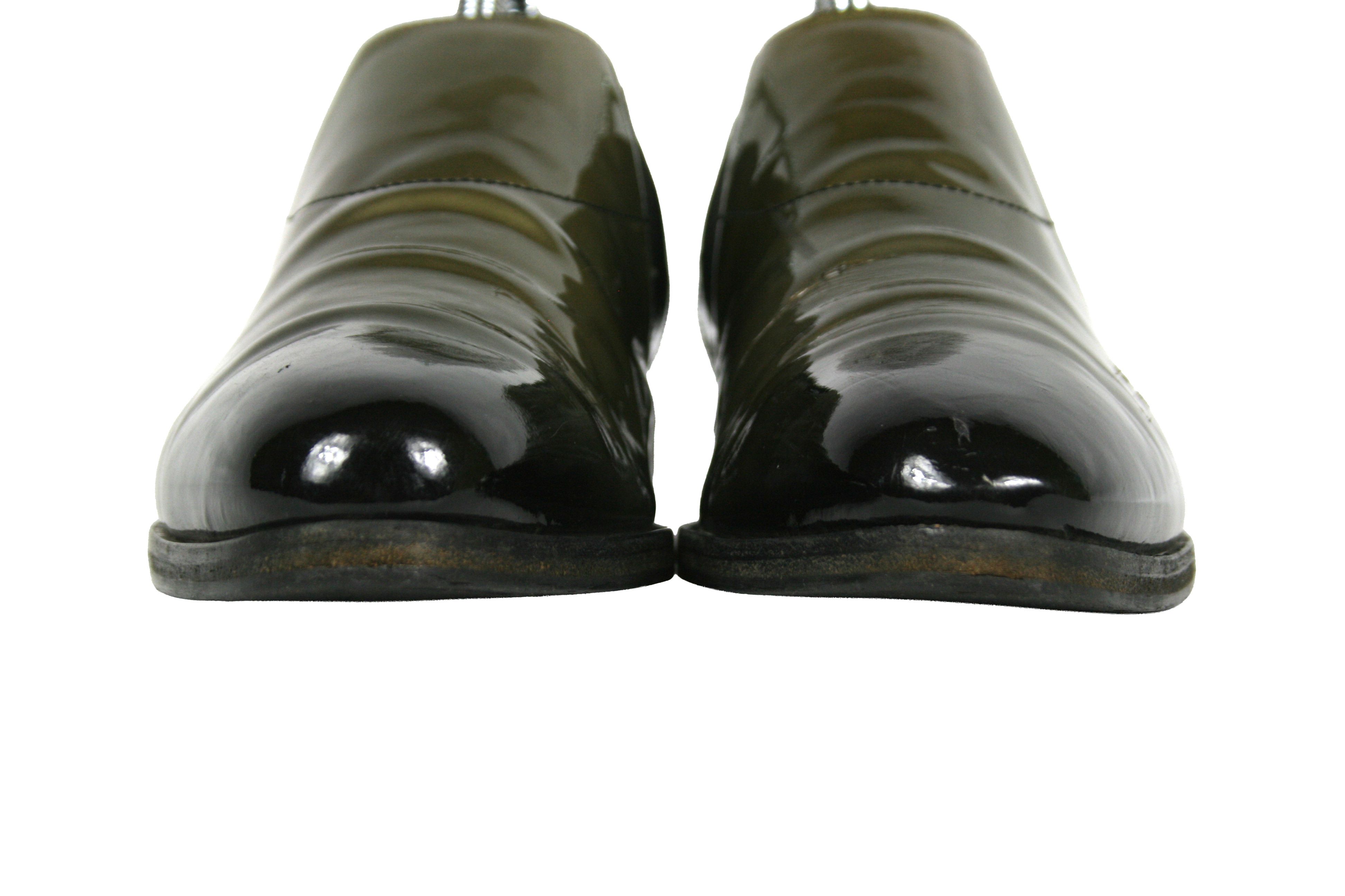Prada 00S Gradient Patent Leather Dress Shoes Vintage Size US 8.5 / IT 38.5 - 4 Thumbnail