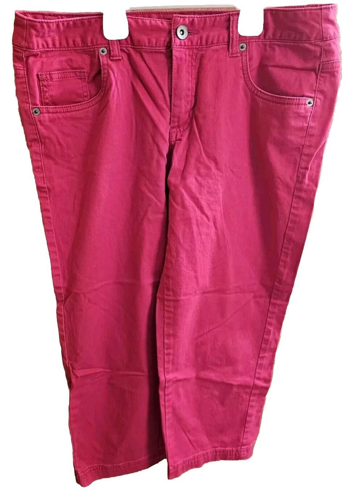 Merona merona stretch capri pink pants sz 6 Size 28" / US 6 / IT 42 - 1 Thumbnail