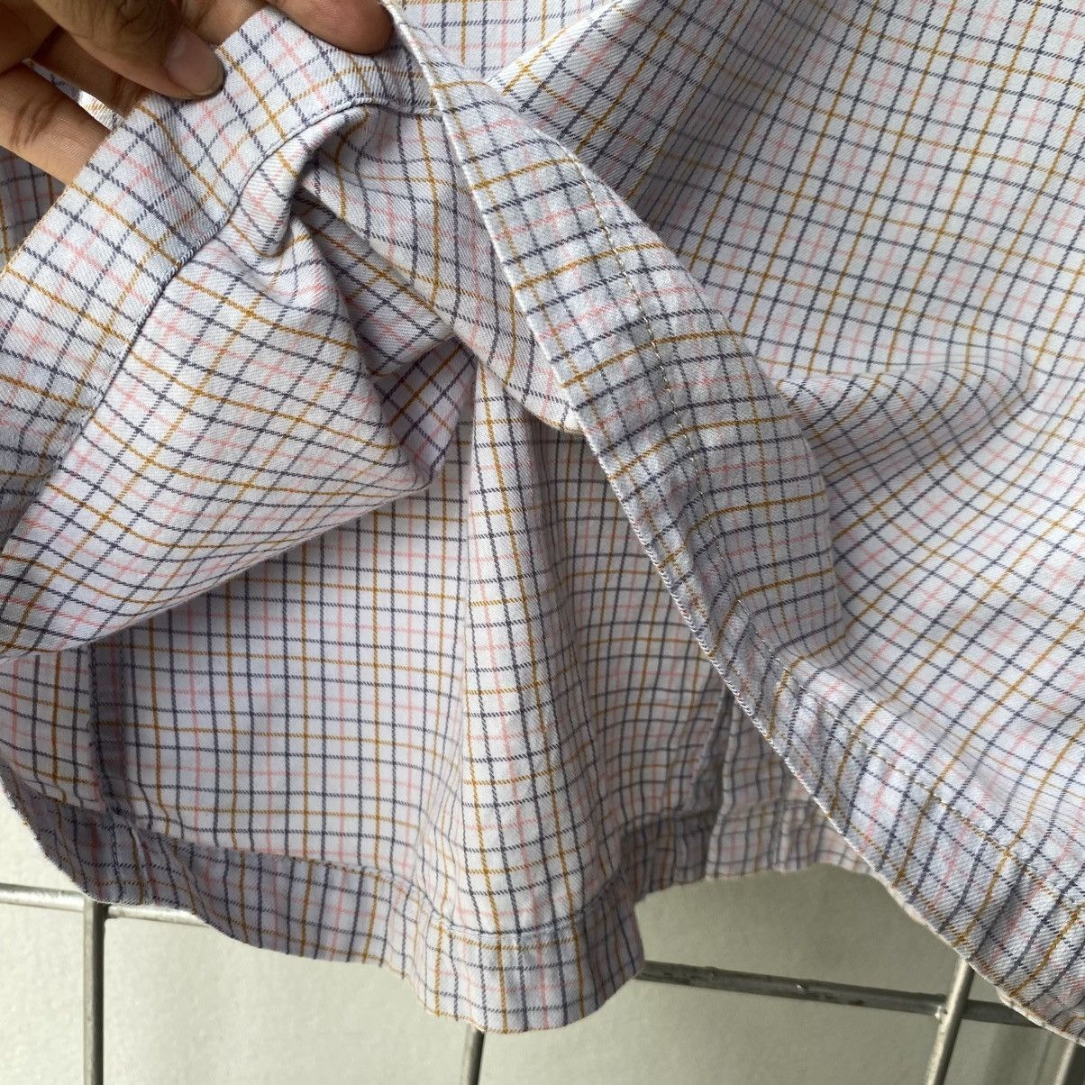 Ne-Net Né-net Checkered Long Sleeve Shirt with Bear Embroidery Size US M / EU 48-50 / 2 - 9 Thumbnail