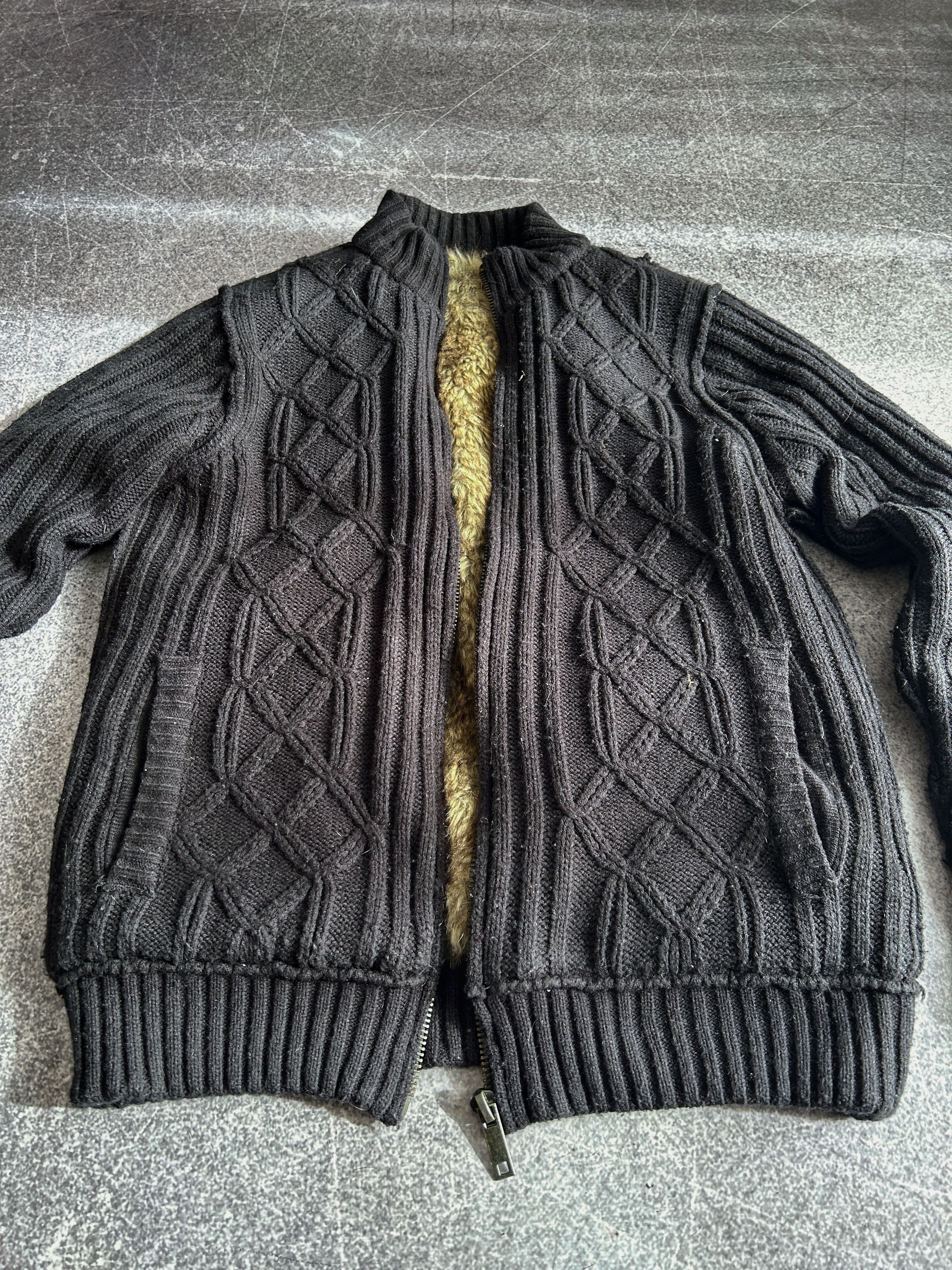 Japanese Brand Y2K Junya Watanabe Kapital Style Japanese Zip Fur Sweater Size US M / EU 48-50 / 2 - 3 Thumbnail