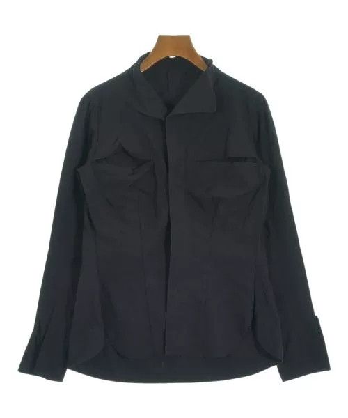 Yohji Yamamoto Yohji Yamamoto Navy Long-Sleeve Shirt Size US M / EU 48-50 / 2 - 1 Thumbnail