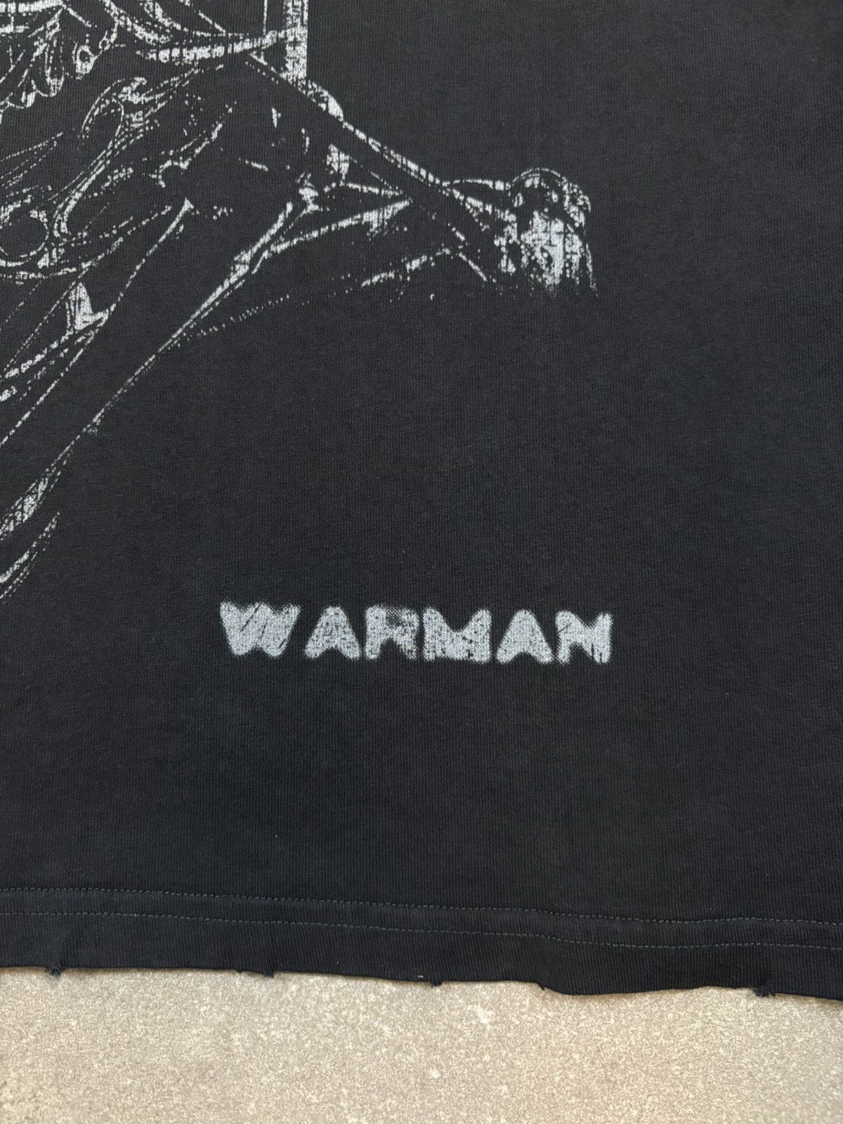 Vintage Warman Rockstar Skeleton Graphic T-Shirt, Black Size US S / EU 44-46 / 1 - 4 Thumbnail