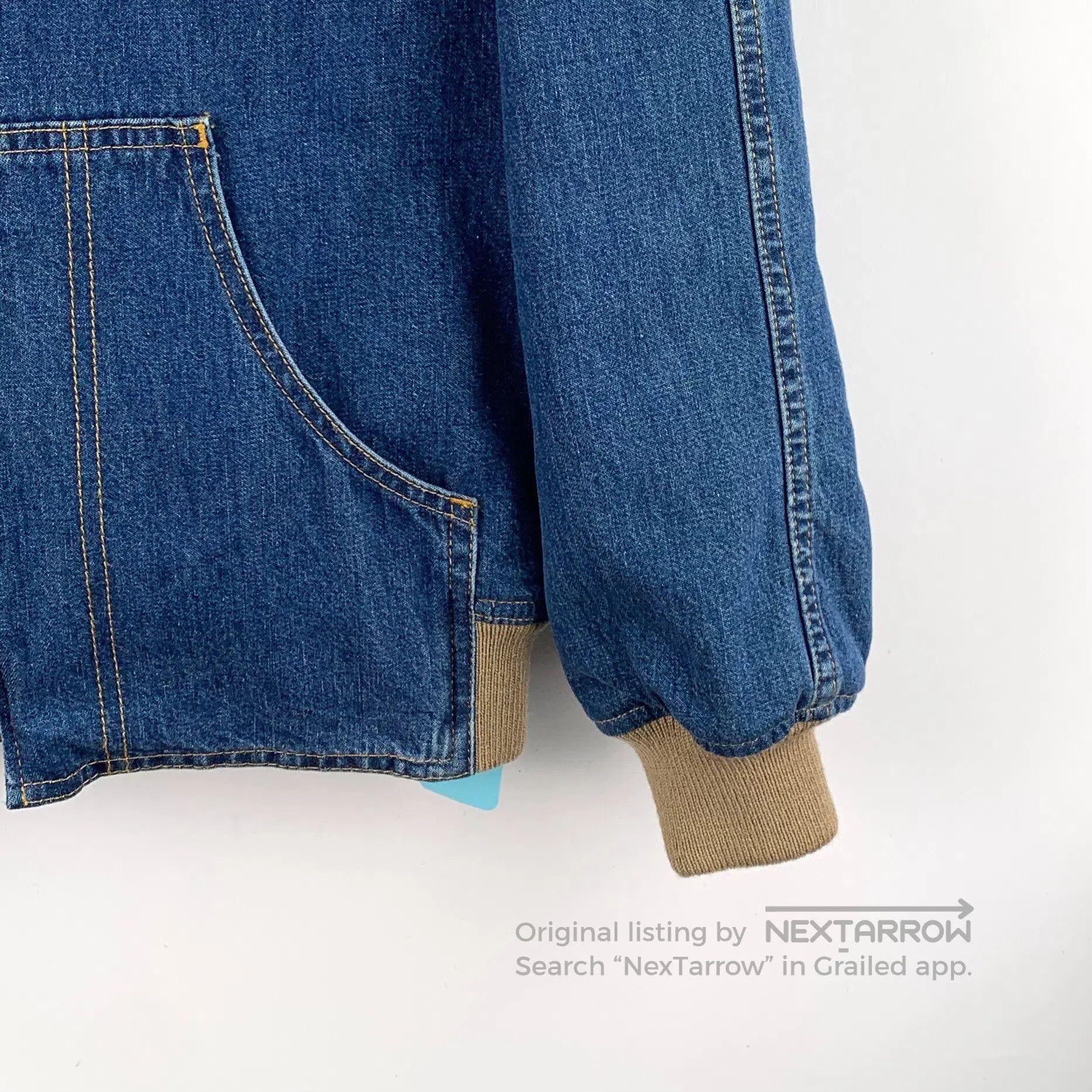 Celine CELINE Dark Blue Logo Letter Embroidered Cotton Hooded Dra Size US XS / EU 42 / 0 - 4 Thumbnail