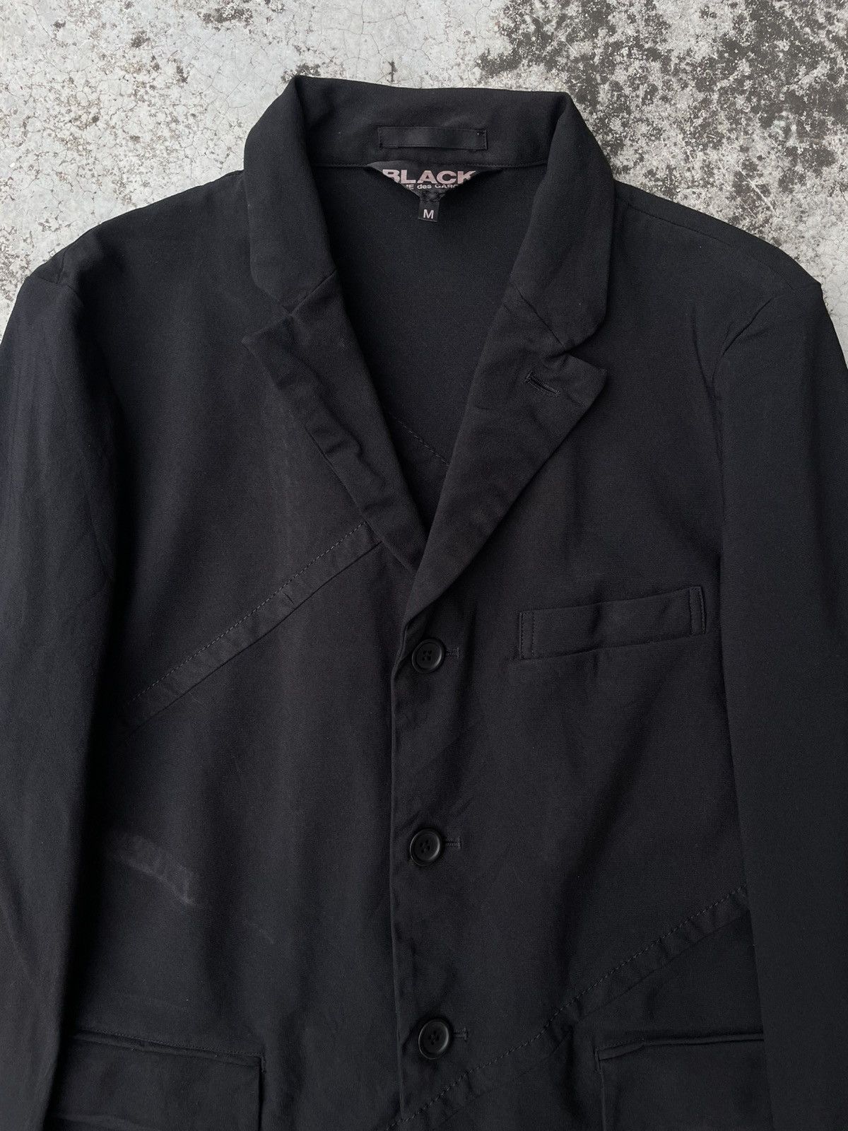 Comme des Garcons Vintage 90's Comme Des Garcons Black Blazzer Size US M / EU 48-50 / 2 - 4 Thumbnail