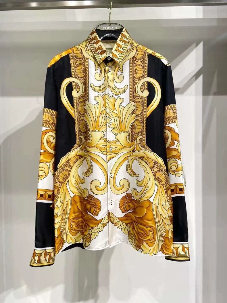 Versace Versace Silk shirt Size US L / EU 52-54 / 3 - 1 Thumbnail