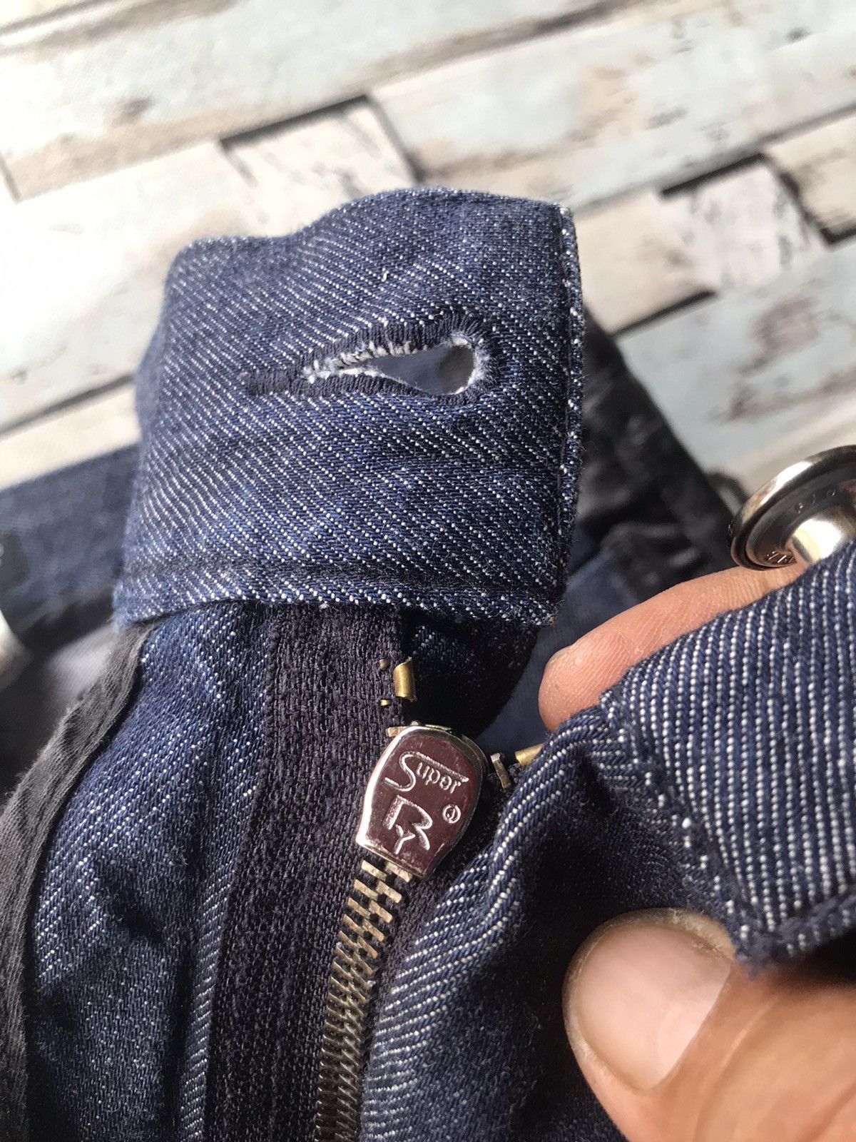 Dolce & Gabbana × Vintage 🔥🔥🔥VTG D&G DENIM MATERIAL SOFT BLACK LINE Size US 38 / EU 54 - 16 Thumbnail
