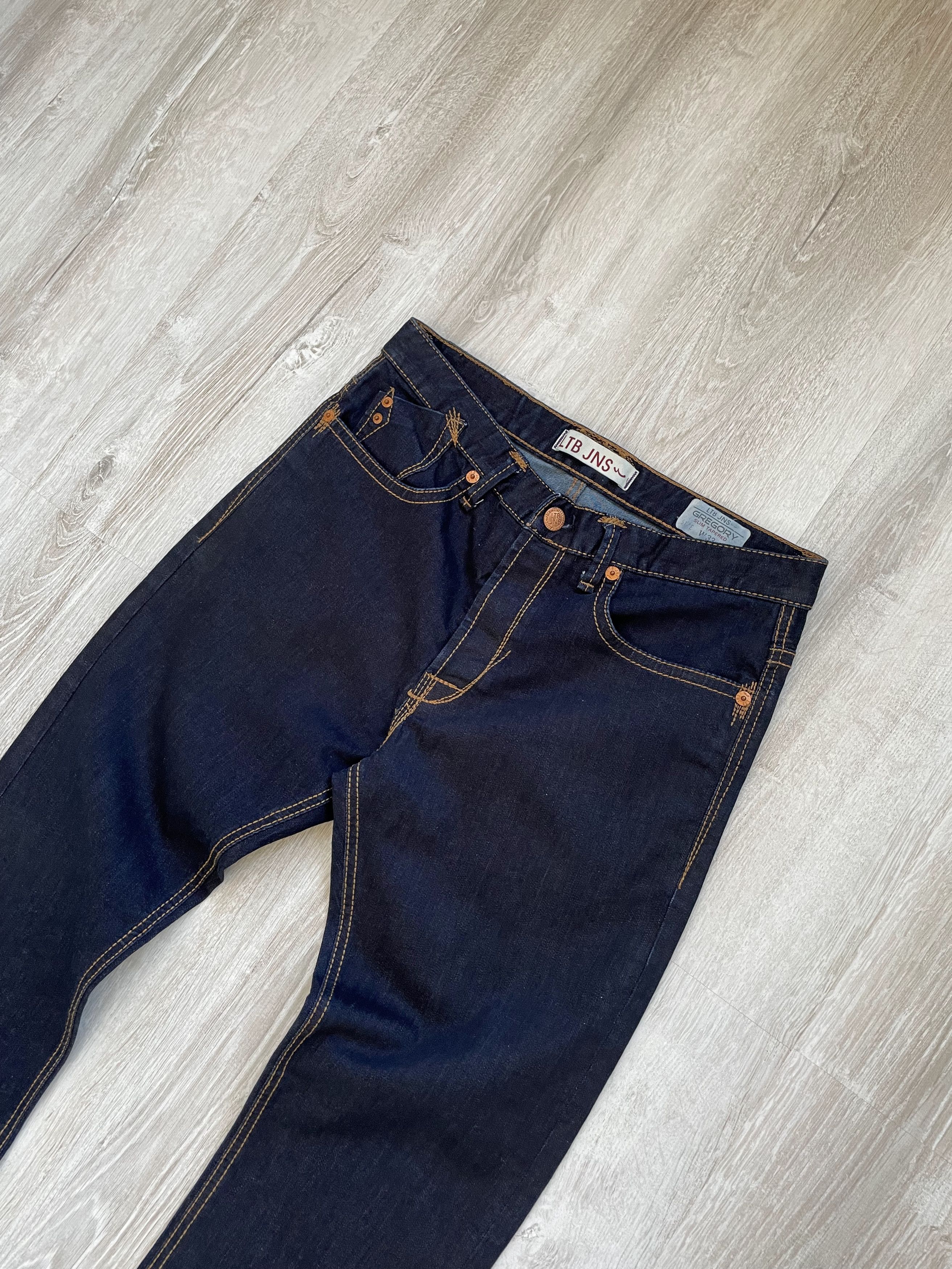Jean LTB Jeans Gregory Slim Tapered Denim Size US 33 - 5 Thumbnail