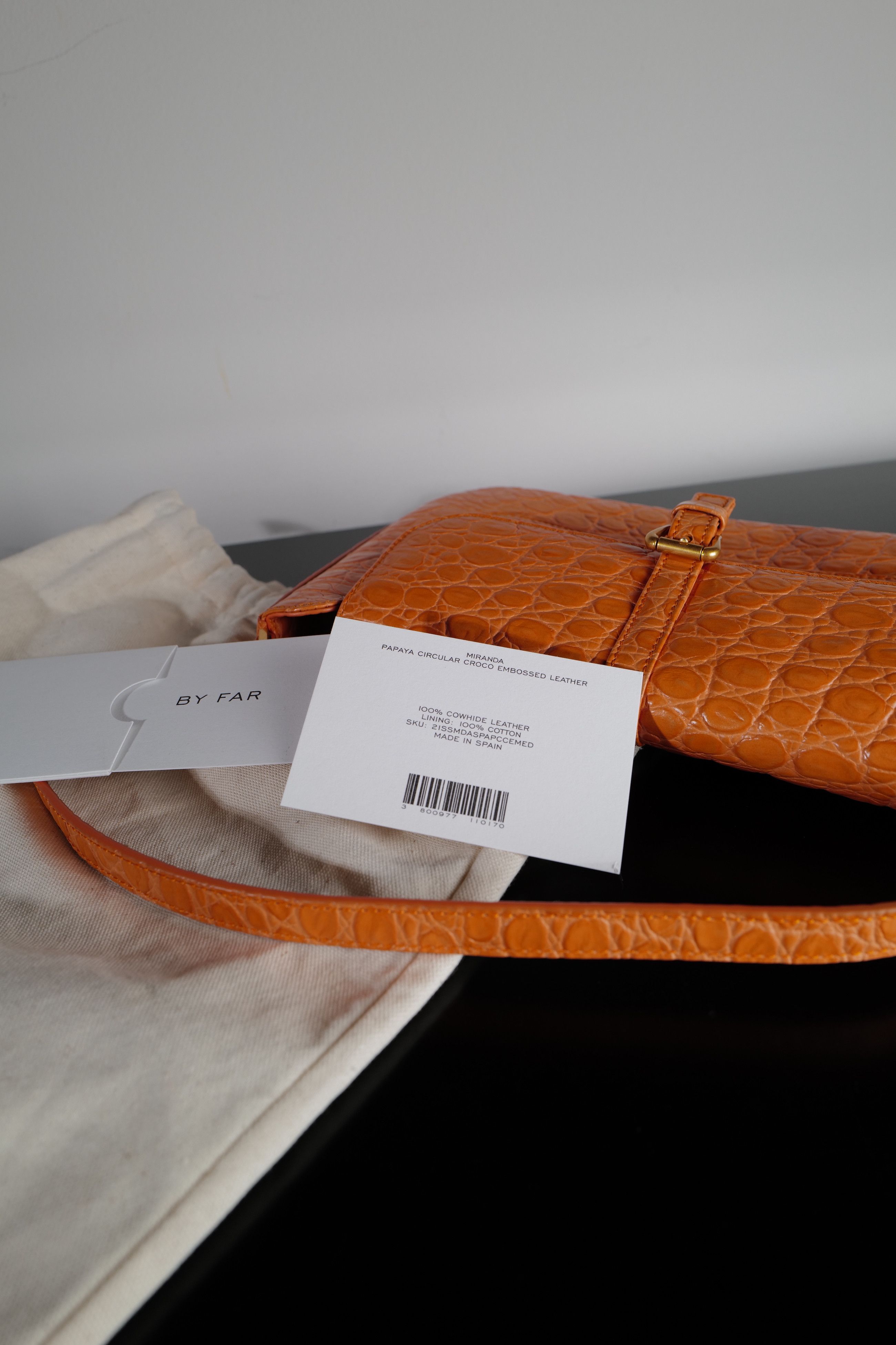By Far BY FAR MIRANDA PAPAYA CROCO Size ONE SIZE - 17 Thumbnail
