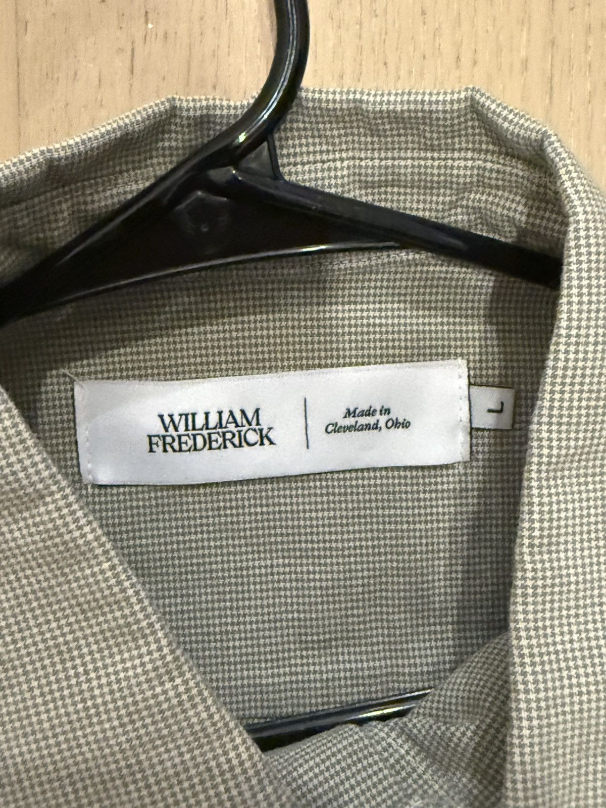 William Frederick William Frederick - Cafe Shirt - Sage / Cream Check Size US L / EU 52-54 / 3 - 2 Thumbnail