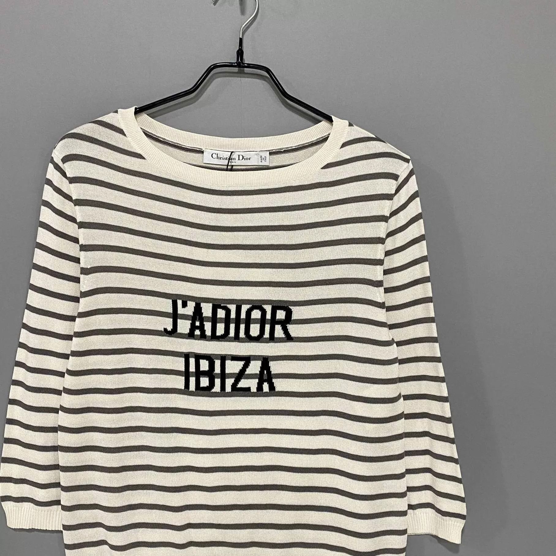 Dior Dior logo striped knit top size 40 Size M / US 6-8 / IT 42-44 - 2 Thumbnail