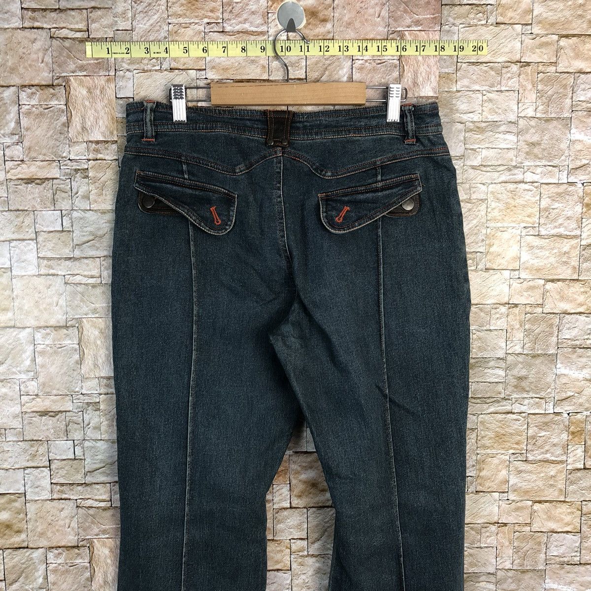 Japanese Brand Apek Japan Blue Denim Pants #A449 Size US 30 / EU 46 - 14 Thumbnail