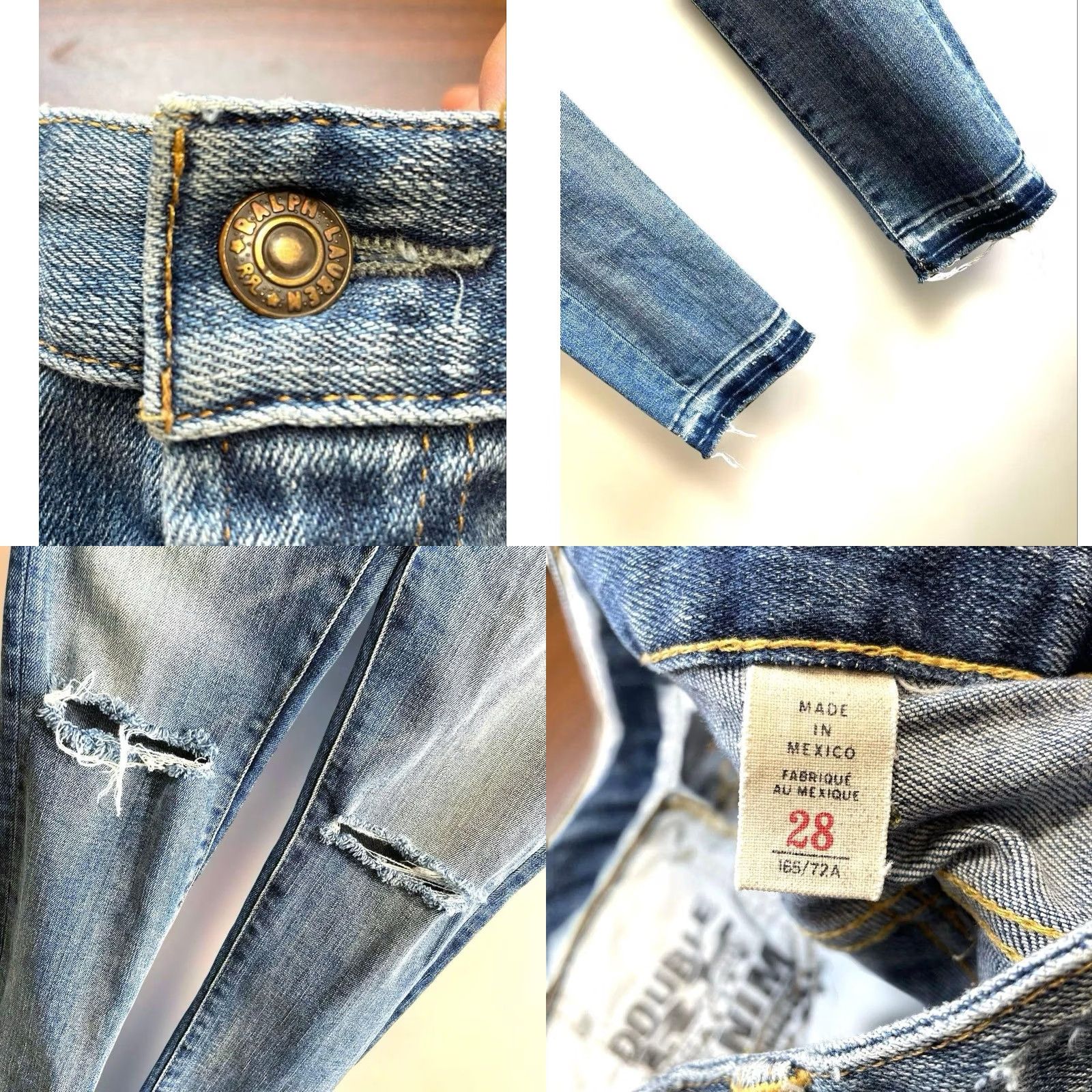 Ralph Lauren RRL Ralph Lauren Indigo Denim Jeans Size 28 Men’s Straight Pre-owned Size US 32 / EU 48 - 8 Thumbnail