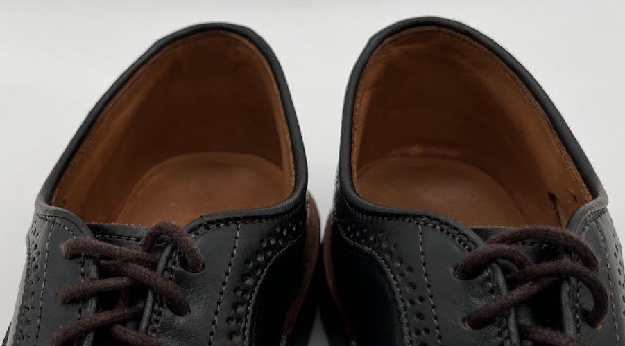 Allen Edmonds Allen Edmonds "STRANDMOK" Black Leather Oxfords Mens Size 9D Size US 9 / EU 42 - 9 Thumbnail